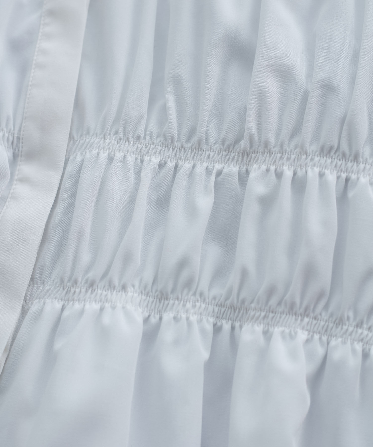 VIS「【洗える】シャーリングデザインシャツ」|シャツ・ブラウス|