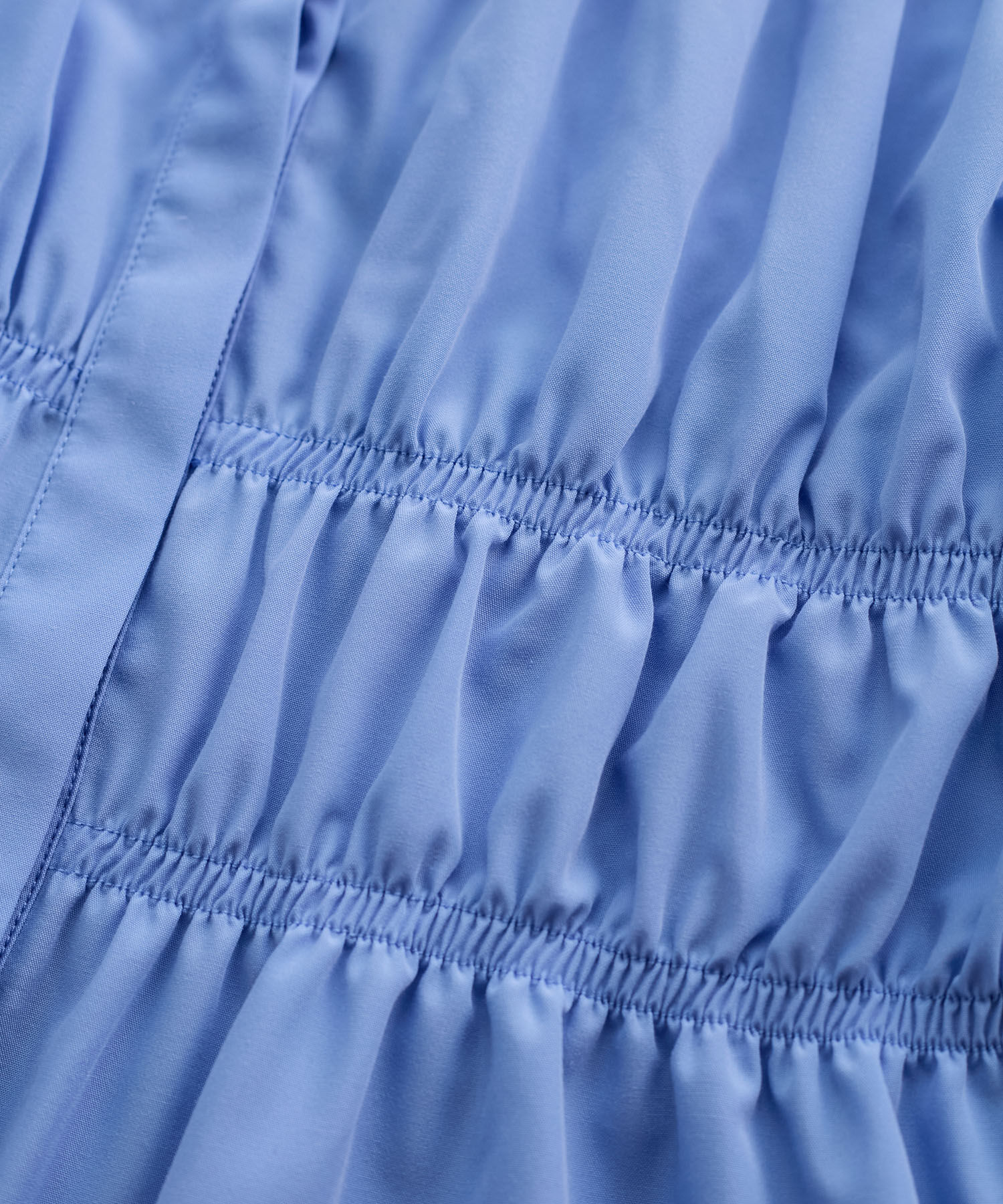 VIS「【洗える】シャーリングデザインシャツ」|シャツ・ブラウス|