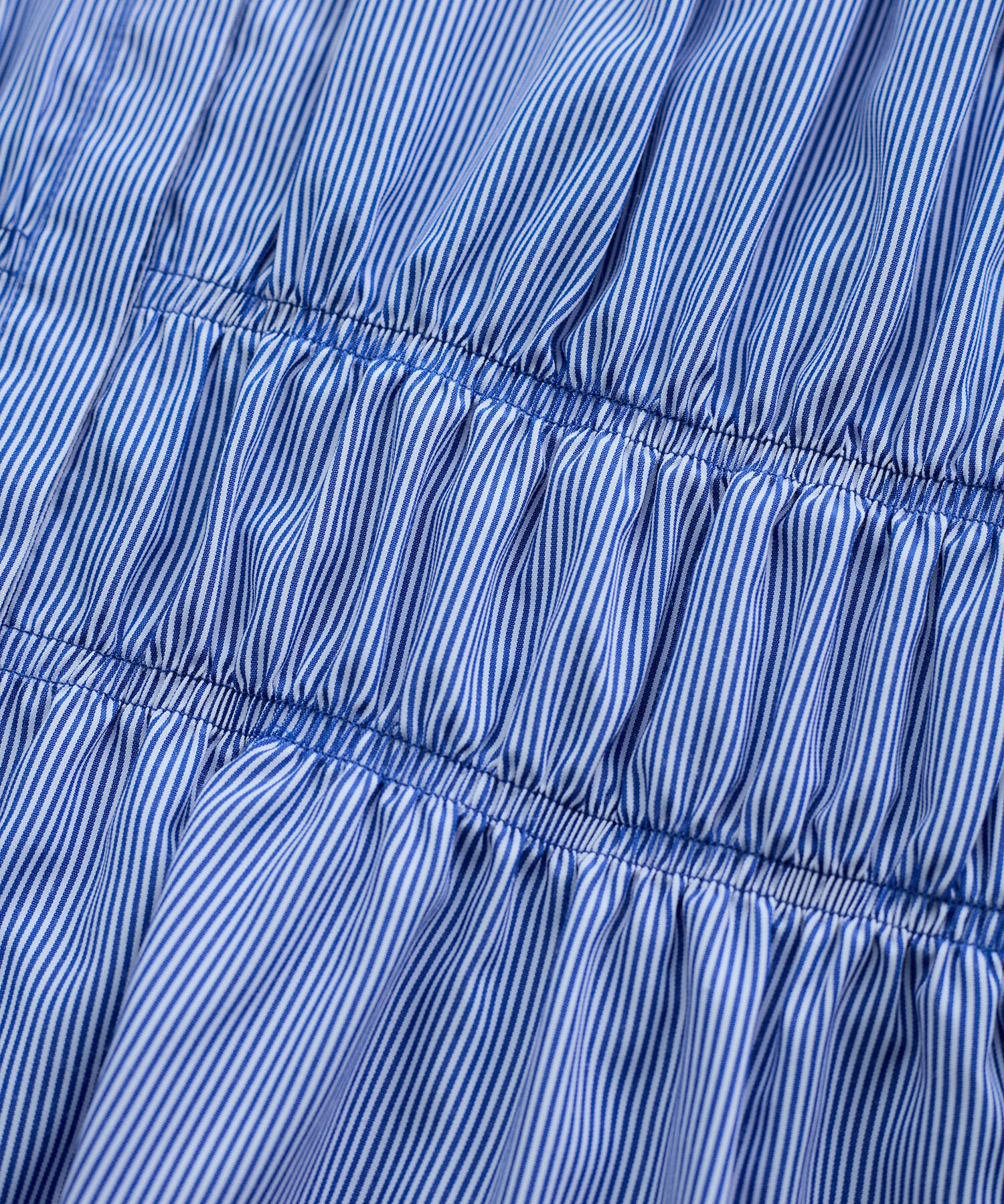 VIS「【洗える】シャーリングデザインシャツ」|シャツ・ブラウス|