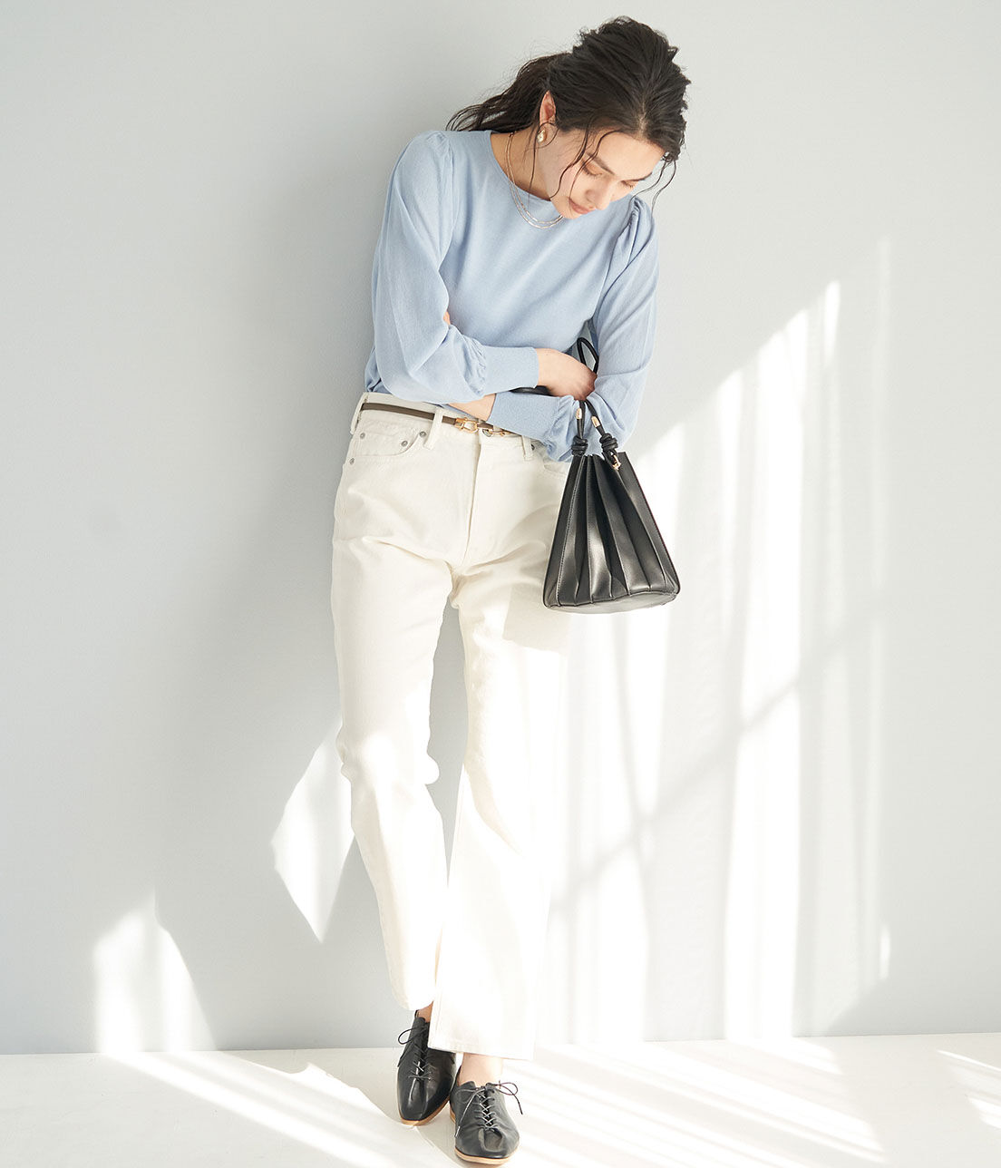 Rope&rsquo;Picnic「【emur】ストレートデニムパンツ」|デニム|