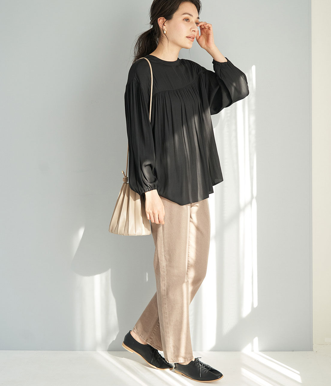 Rope&rsquo;Picnic「【emur】ストレートデニムパンツ」|デニム|