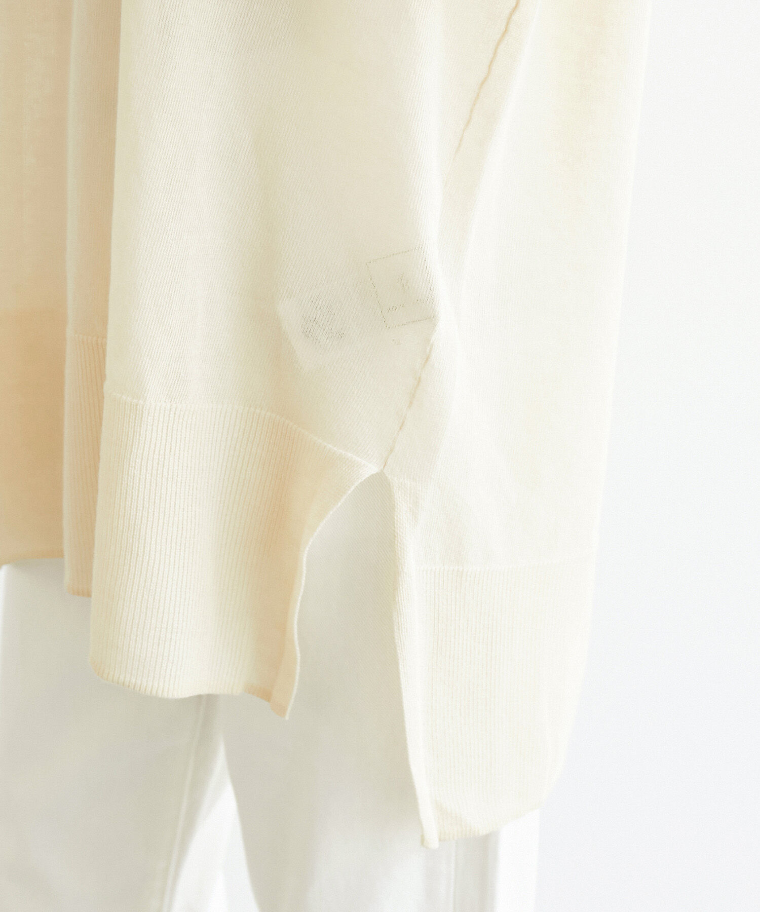 Rope&rsquo;Picnic「センターシームシアーニットチュニック」|ニット・セーター|