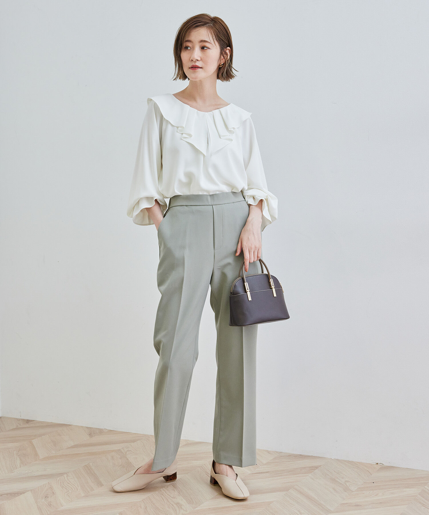 Rope&rsquo;Picnic「【ラク美】ファスナースリットパンツ」|その他|