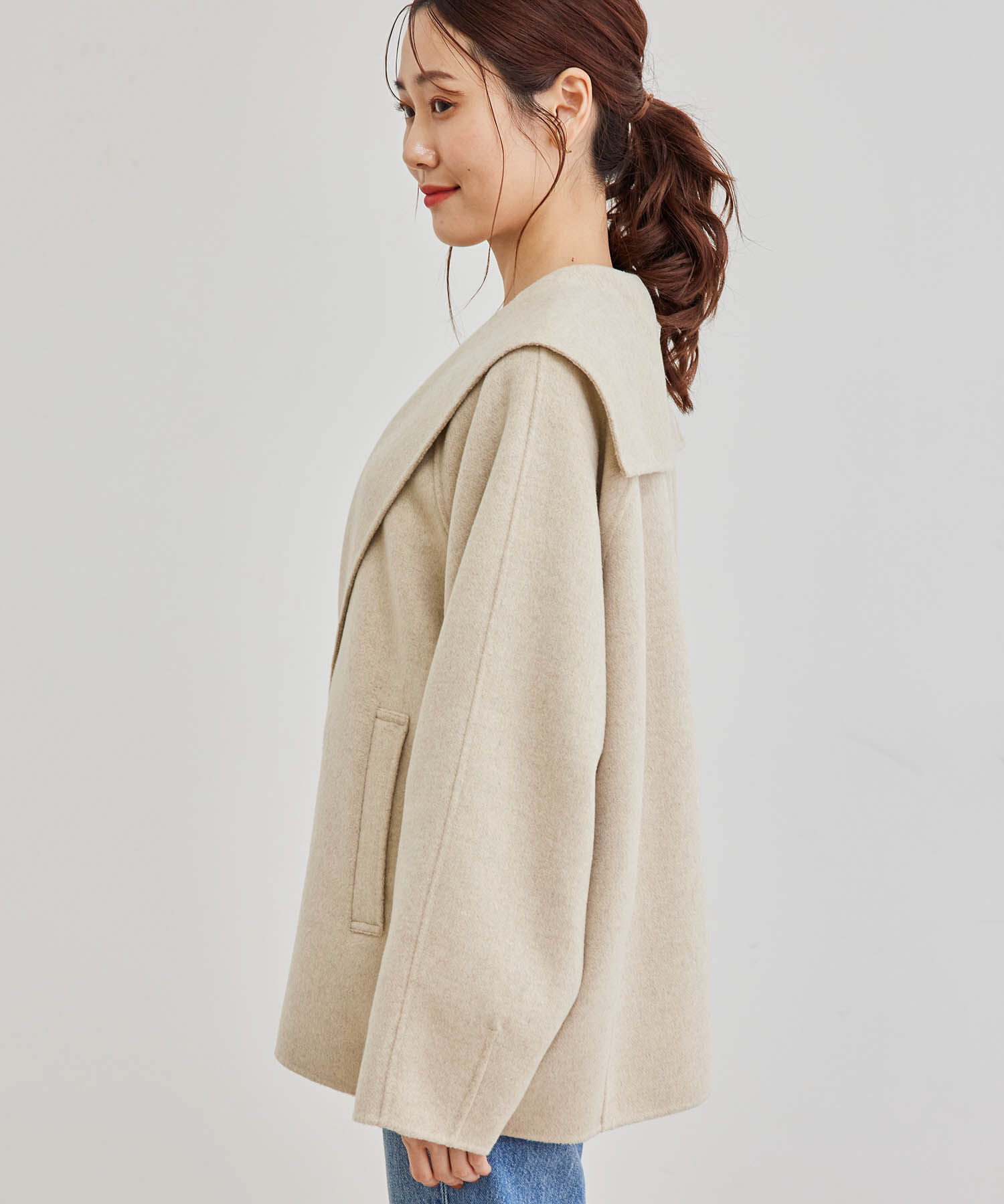 Rope&rsquo;Picnic「セーラーカラーショートコート」|その他|