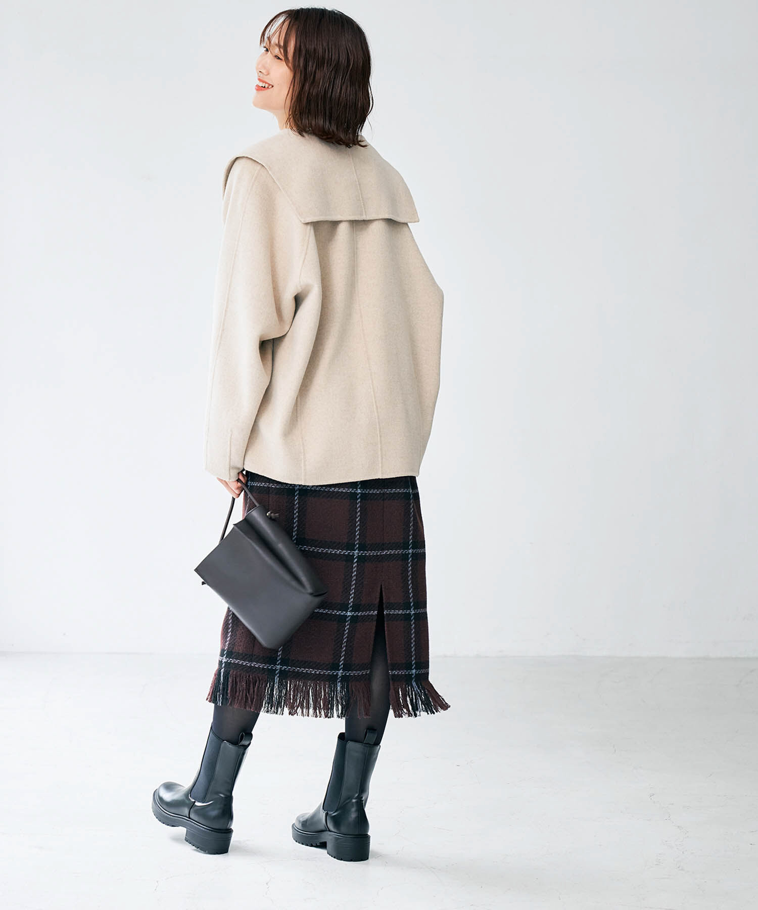 Rope&rsquo;Picnic「セーラーカラーショートコート」|その他|