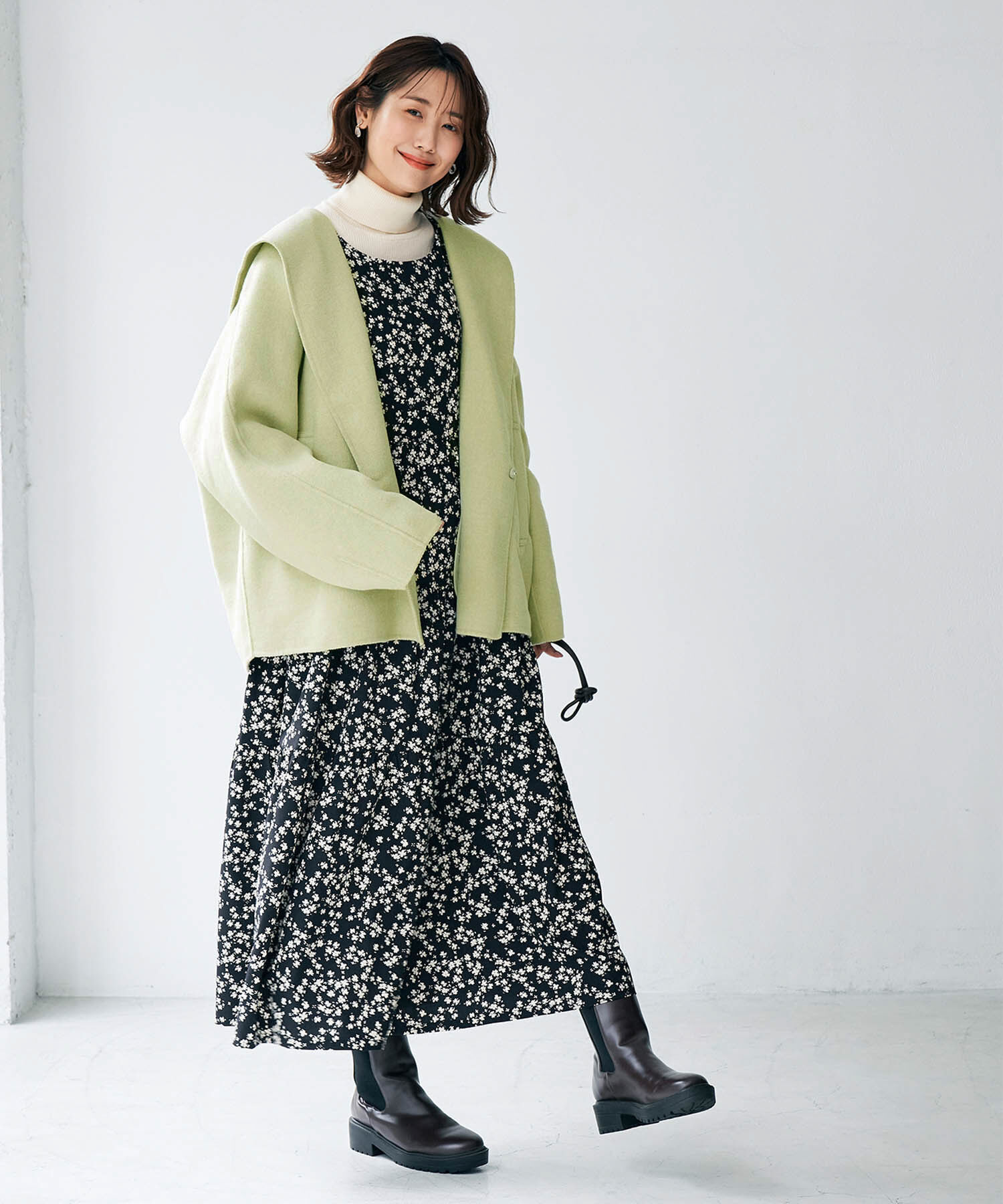 Rope&rsquo;Picnic「セーラーカラーショートコート」|その他|