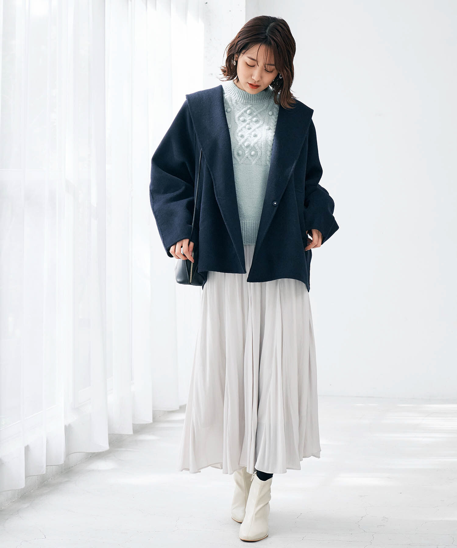 Rope&rsquo;Picnic「セーラーカラーショートコート」|その他|