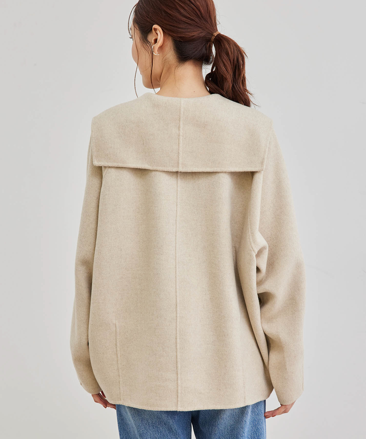 Rope&rsquo;Picnic「セーラーカラーショートコート」|その他|