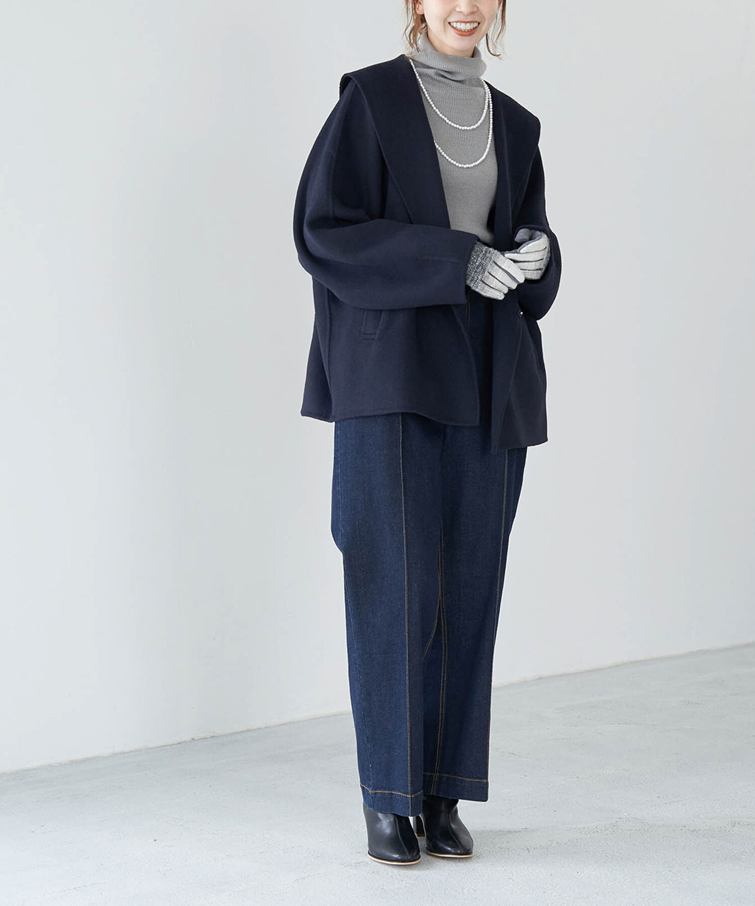 Rope&rsquo;Picnic「セーラーカラーショートコート」|その他|