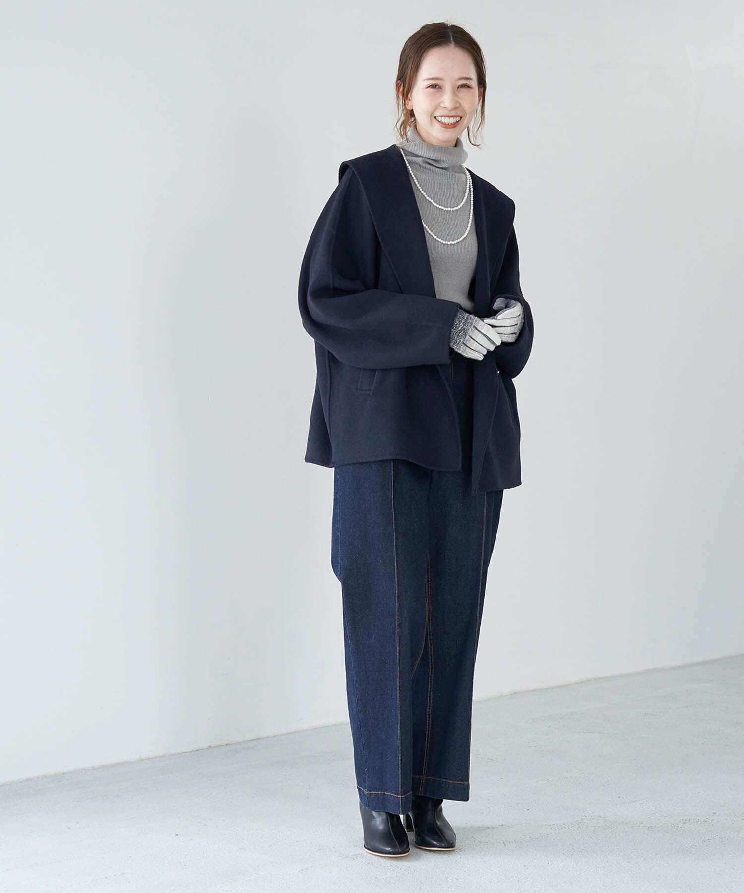 Rope&rsquo;Picnic「セーラーカラーショートコート」|その他|