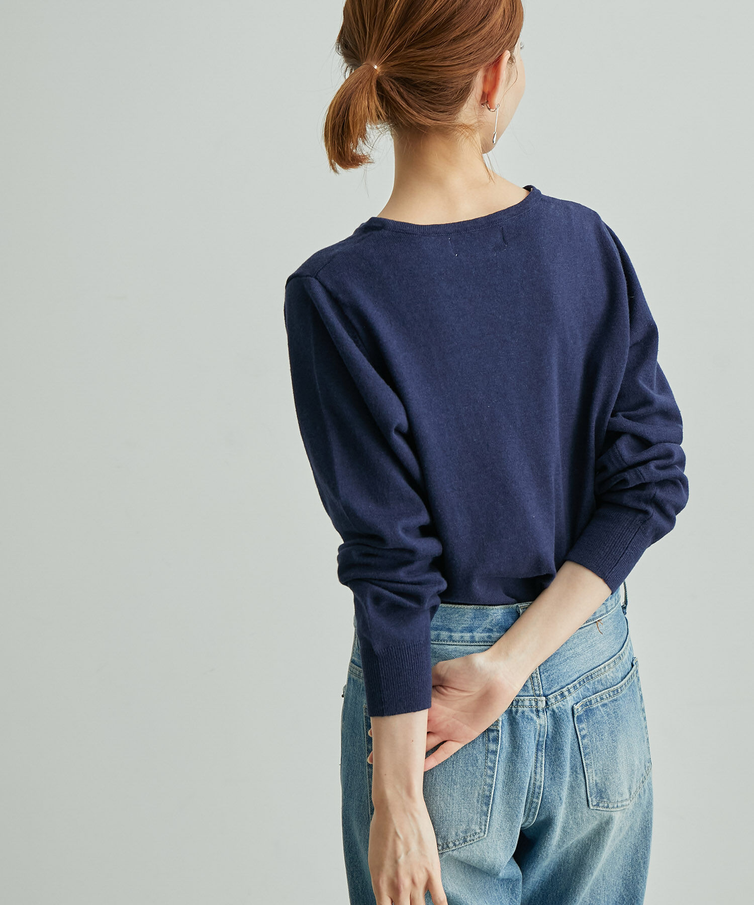 Rope&rsquo;Picnic「レース衿ニットプルオーバー」|ニット・セーター|