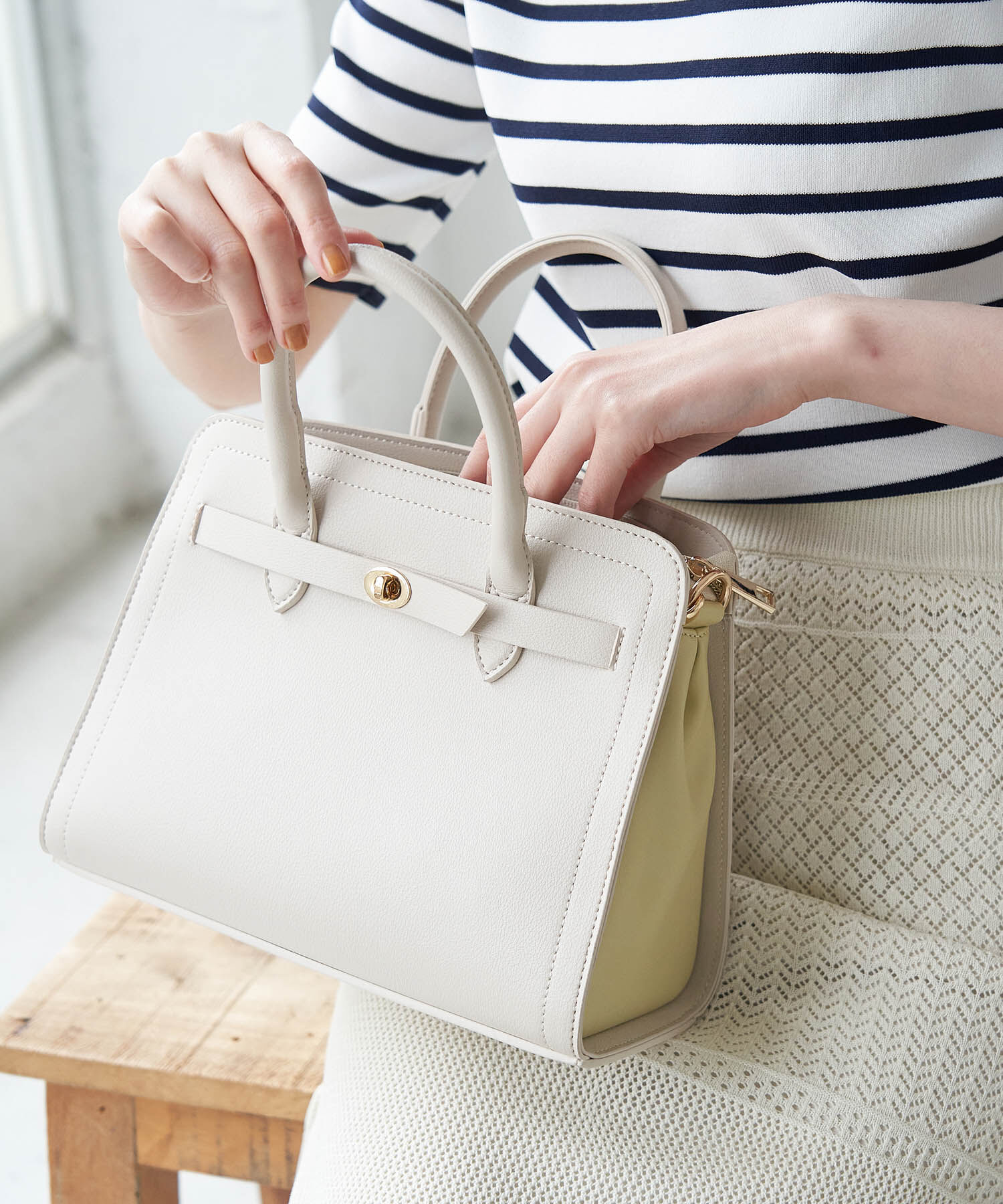 ROPE PICNIC PASSAGE「バイカラーミドルサイズトート＆ショルダーバッグ」|ショルダー・メッセンジャー|