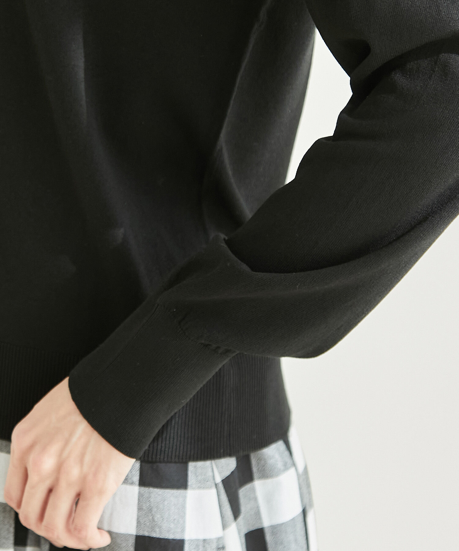 Rope&rsquo;Picnic「【WEB限定カラー:ネイビー】UVカット＆洗濯機OK/クルーネックカーディガン」|カーディガン|