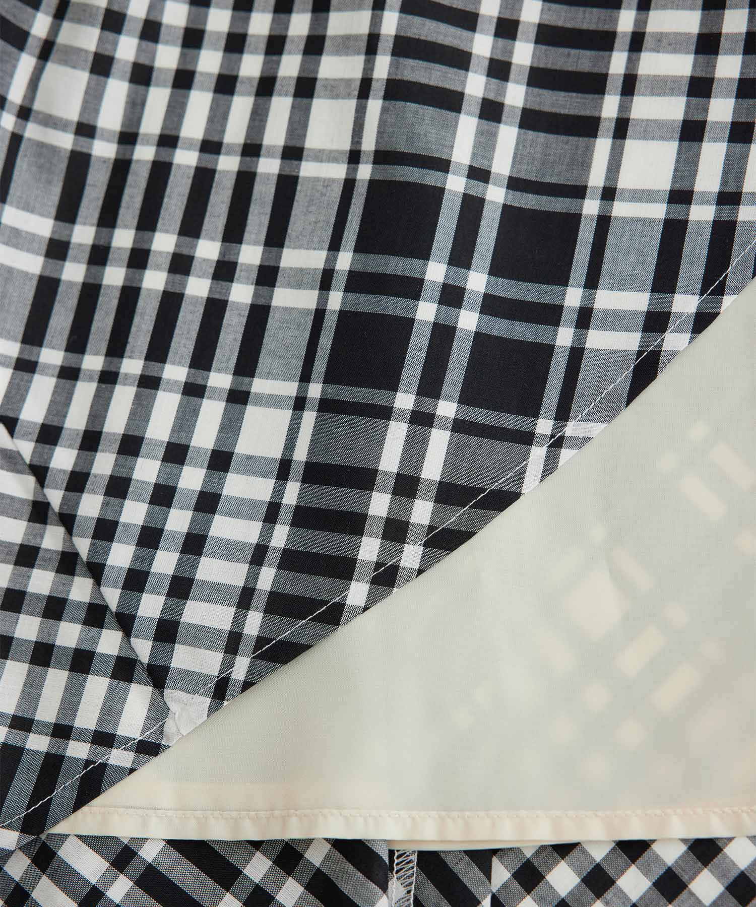 Rope&rsquo;Picnic「【WEB限定カラー:ネイビー】着丈が選べるマドラスチェックスカート」|スカート|