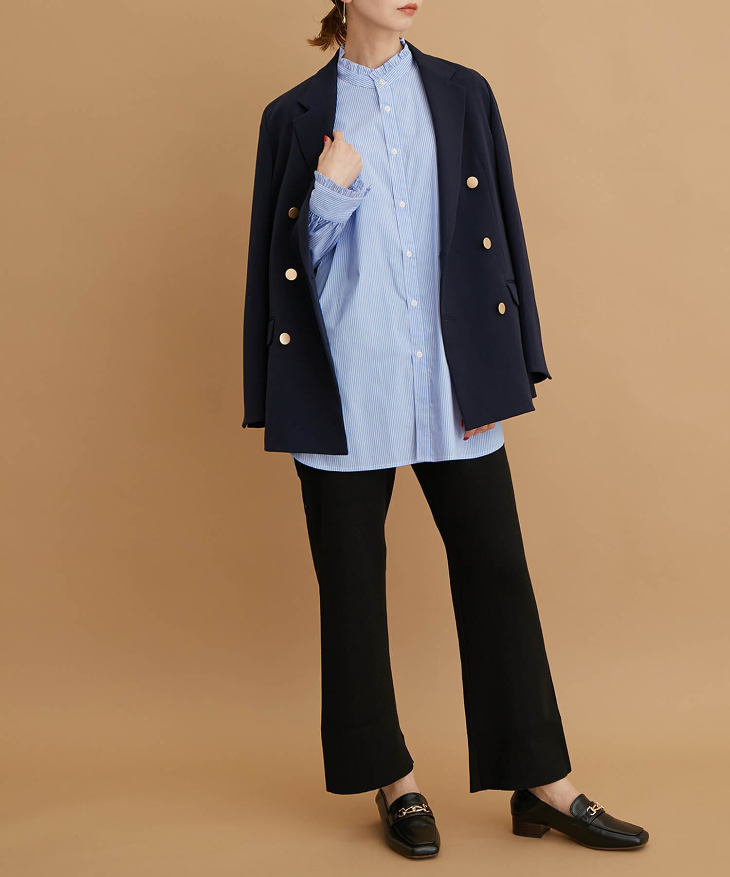 ROPE PICNIC PASSAGE「【一部店舗限定】スクエアトゥビット付きバブーシュローファー」|ローファー|