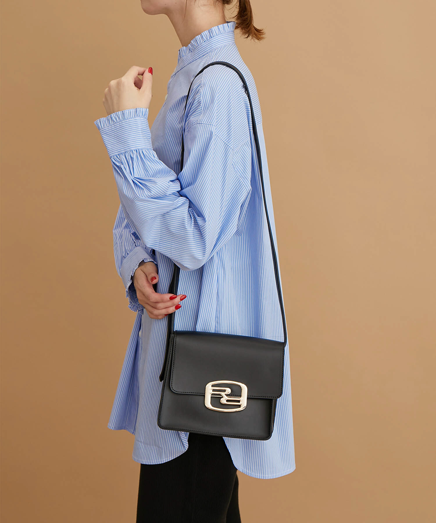 ROPE PICNIC PASSAGE「メタルエンブレムスクエアミニショルダーバッグ」|ショルダー・メッセンジャー|