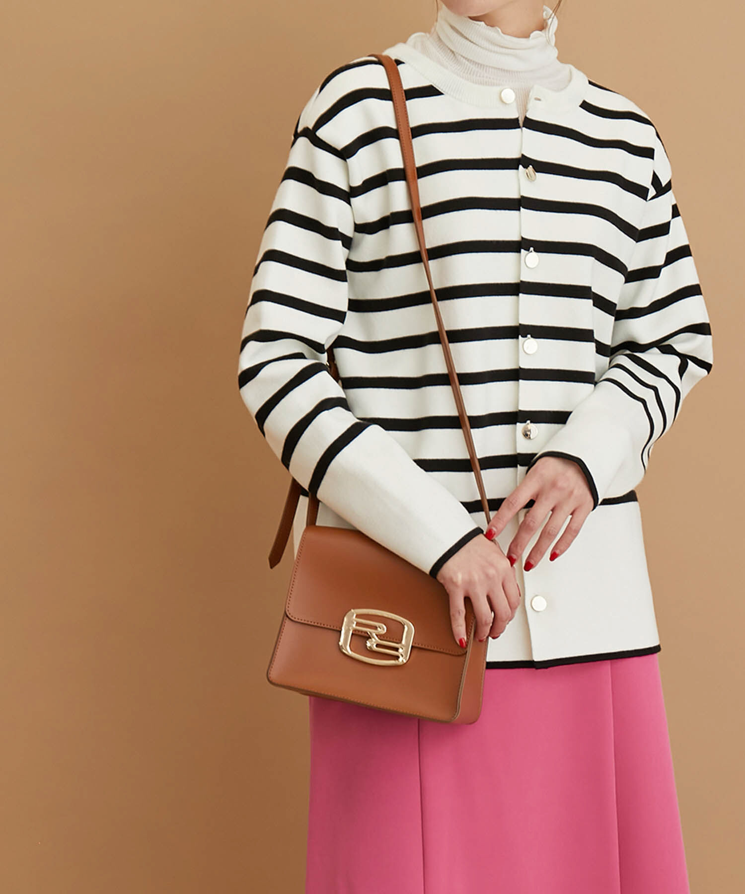 ROPE PICNIC PASSAGE「メタルエンブレムスクエアミニショルダーバッグ」|ショルダー・メッセンジャー|