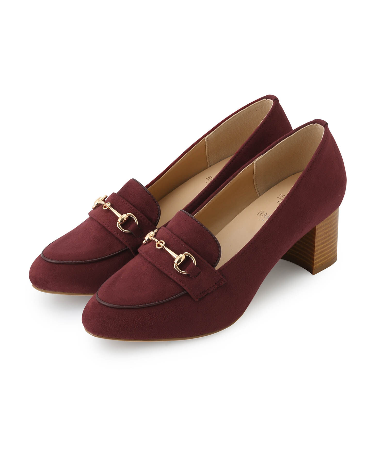 ROPE PICNIC PASSAGE「ROPE' PICNIC PASSAGE byHARUTA/リサイクルスエードヒールアップローファー」|ローファー|