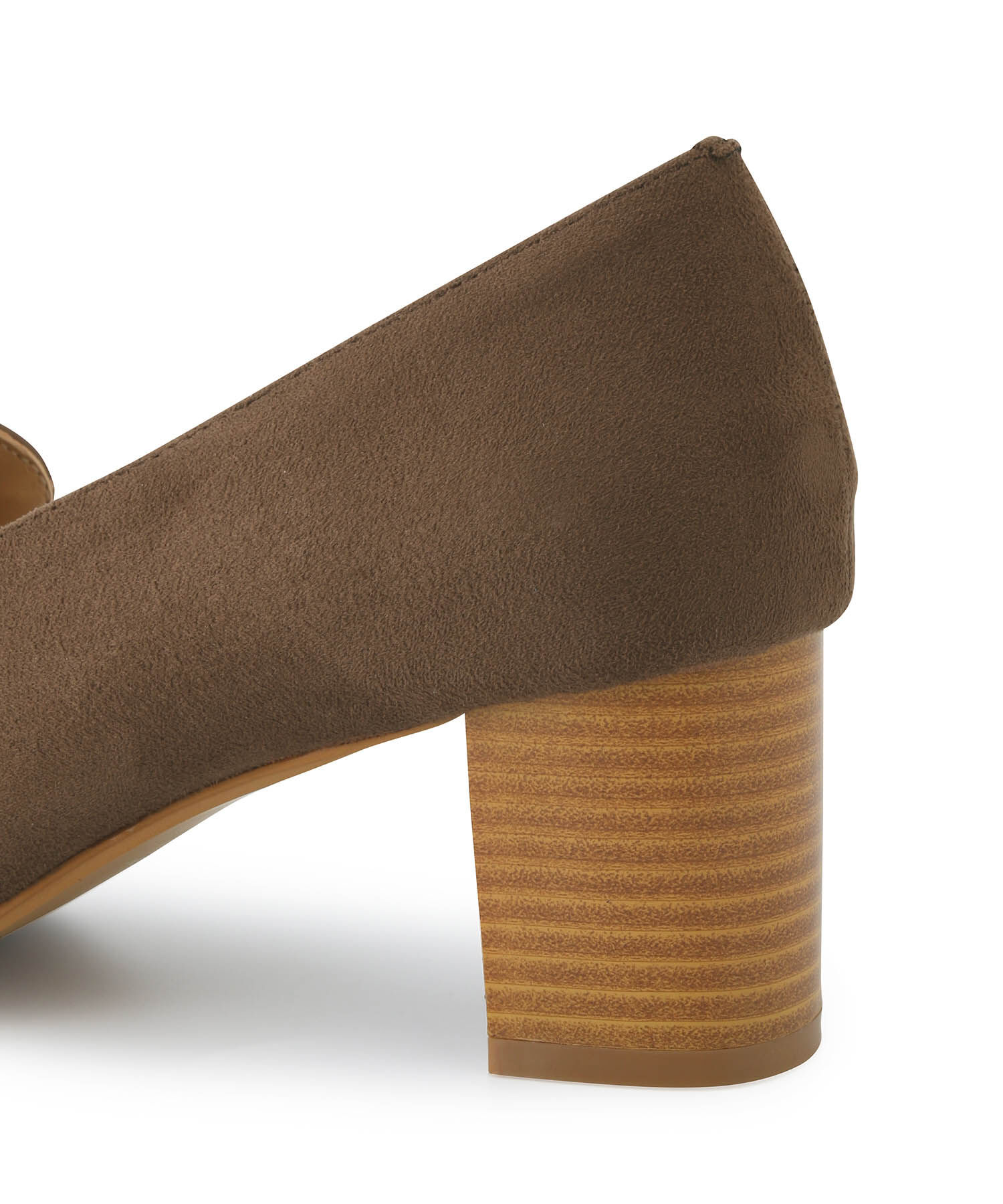 ROPE PICNIC PASSAGE「ROPE' PICNIC PASSAGE byHARUTA/リサイクルスエードヒールアップローファー」|ローファー|