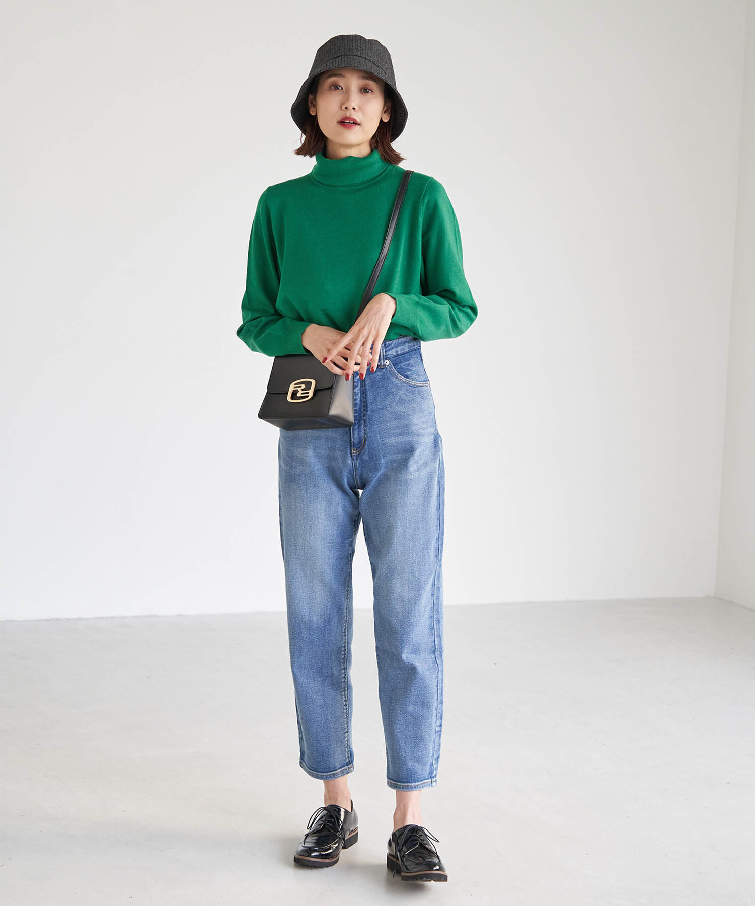 Rope&rsquo;Picnic「アンチピリング天竺タートルネックプルオーバー」|ニット・セーター|