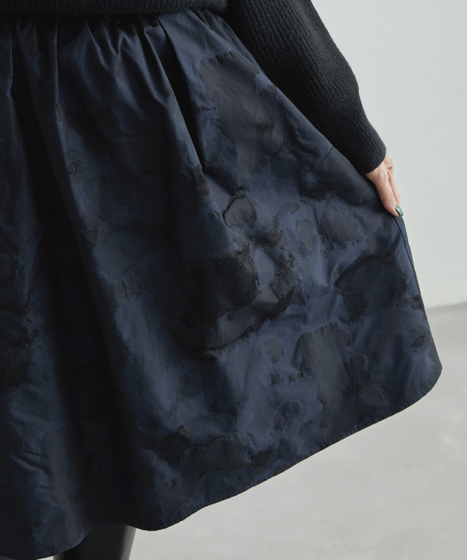 Rope&rsquo;Picnic「フラワージャガードスカート」|スカート|