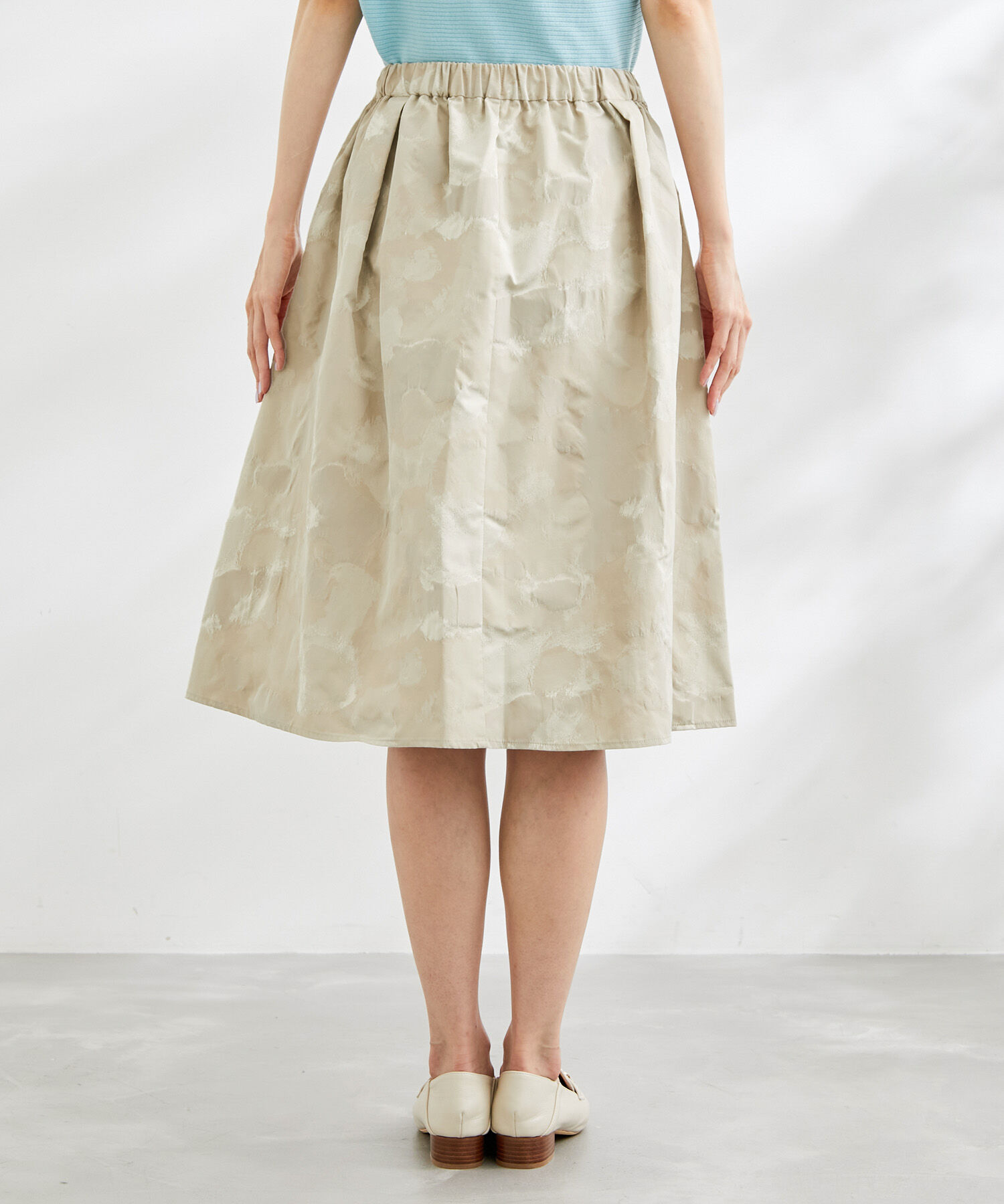 Rope&rsquo;Picnic「フラワージャガードスカート」|スカート|