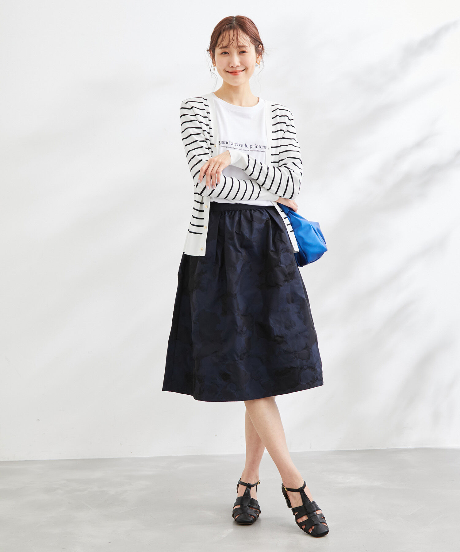 Rope&rsquo;Picnic「フラワージャガードスカート」|スカート|