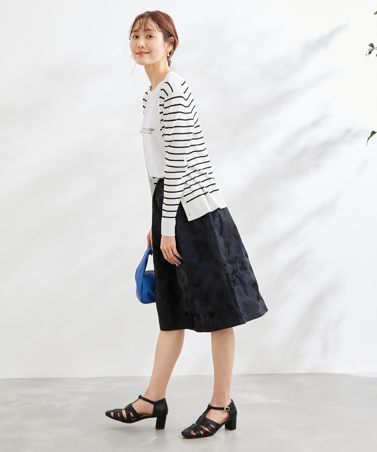 Rope&rsquo;Picnic「フラワージャガードスカート」|スカート|