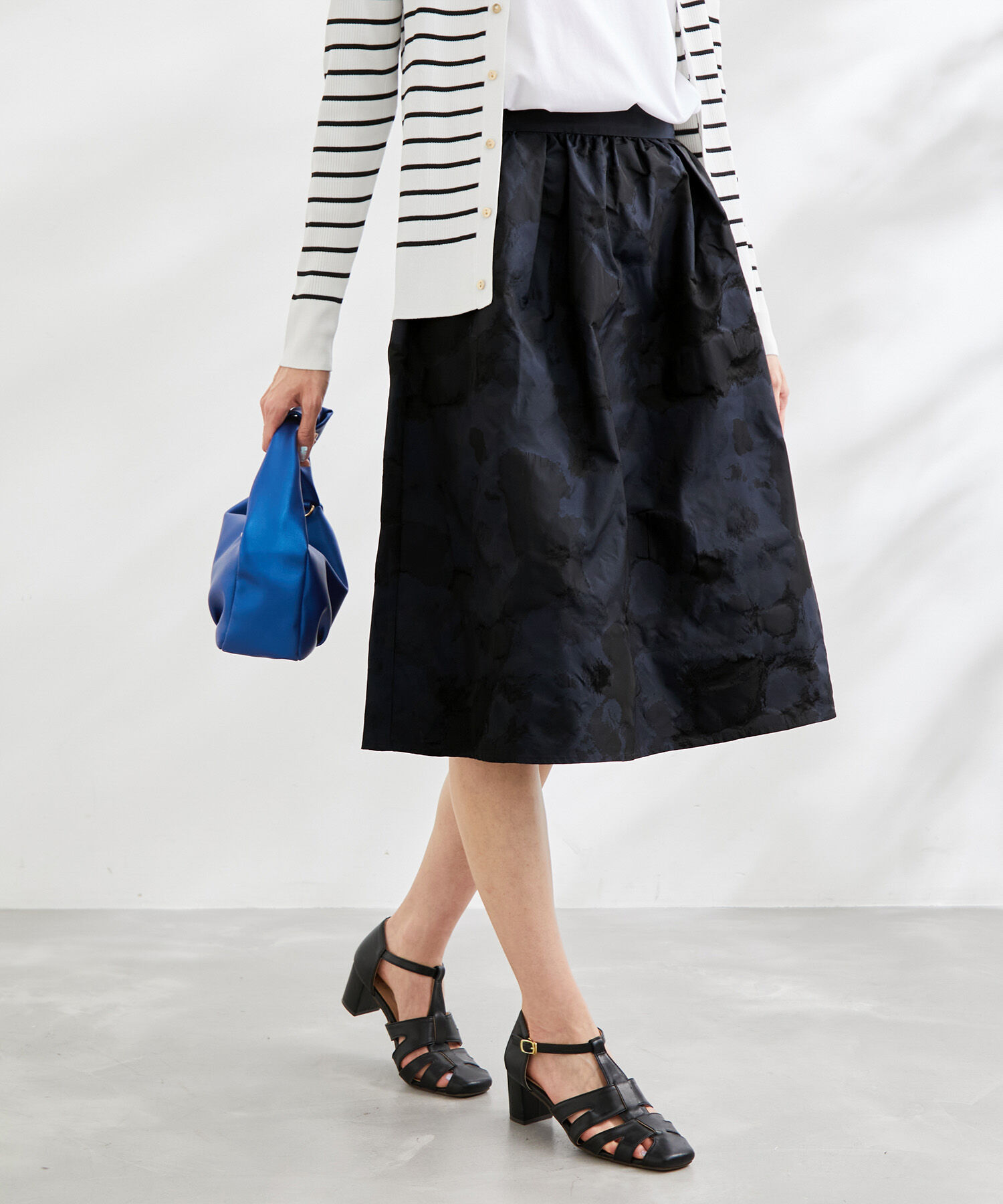 Rope&rsquo;Picnic「フラワージャガードスカート」|スカート|