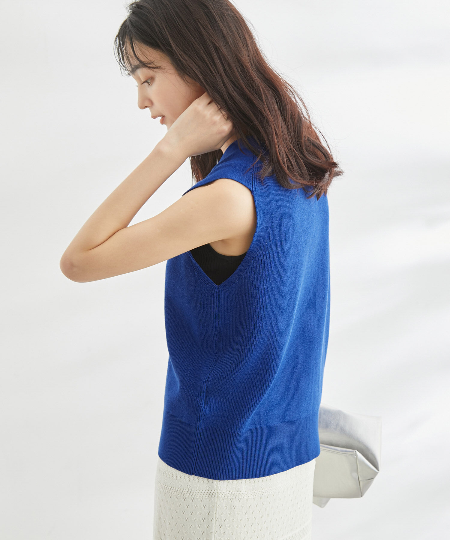 Rope&rsquo;Picnic「スリーブレスカーディガン　ベスト」|ベスト・ジレ|