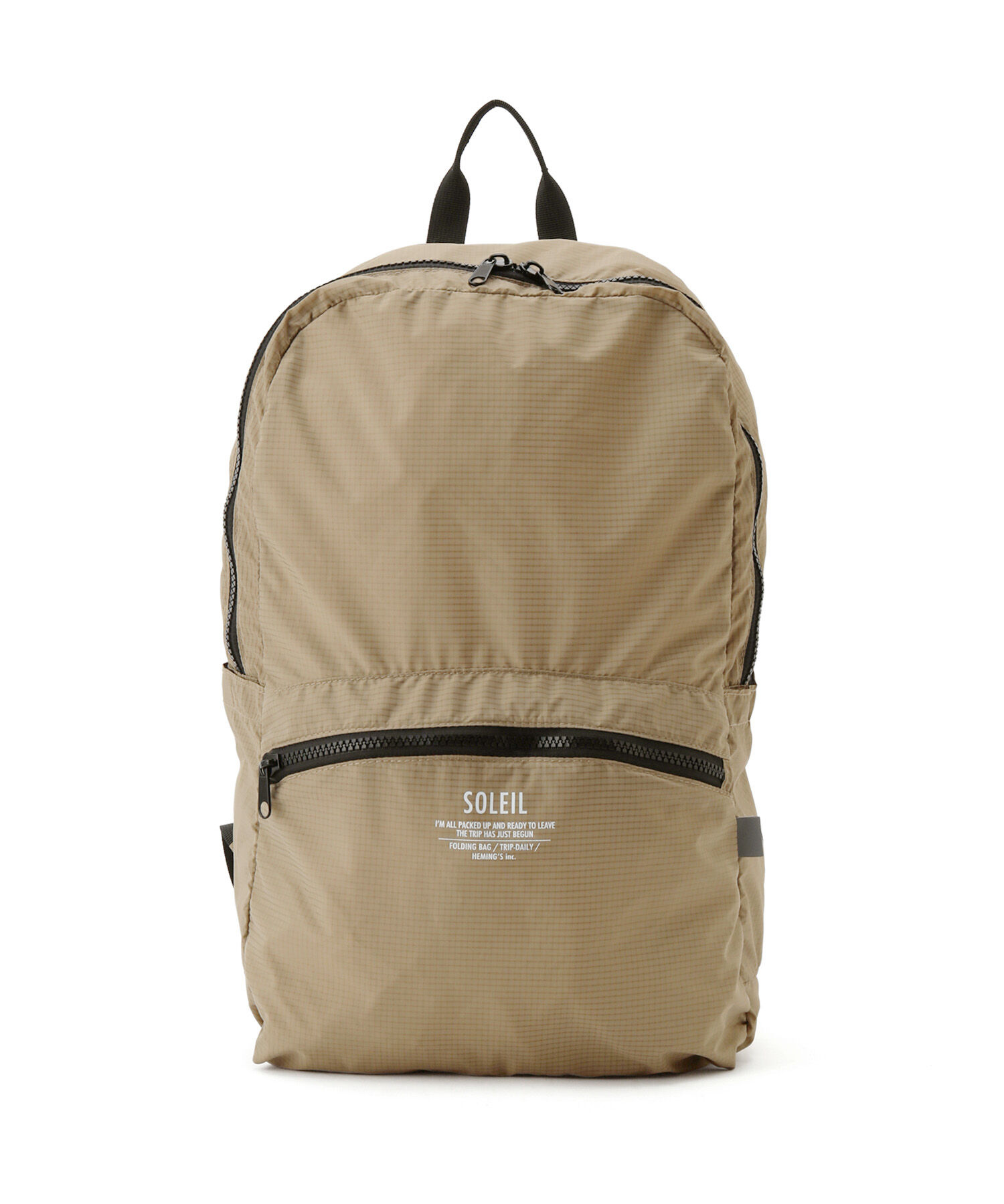 ROPE PICNIC PASSAGE「【一部店舗限定】【SOLEIL/ソレイユ 】エアー リュック(撥水・パッカブル）」|リュック|ベージュ(27)