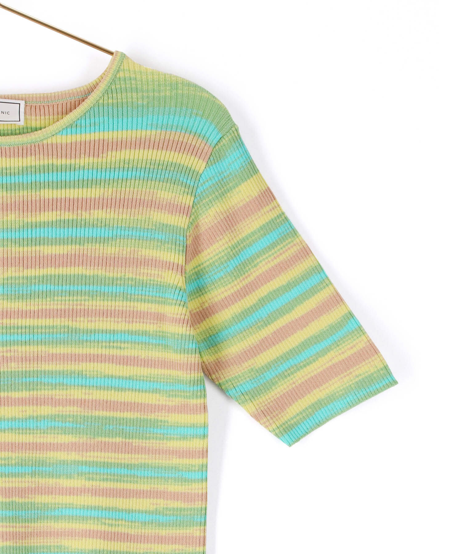 ROPE' PICNIC R「リンクコーデ/グラデーションニットハーフスリーブ」|ニット・セーター|