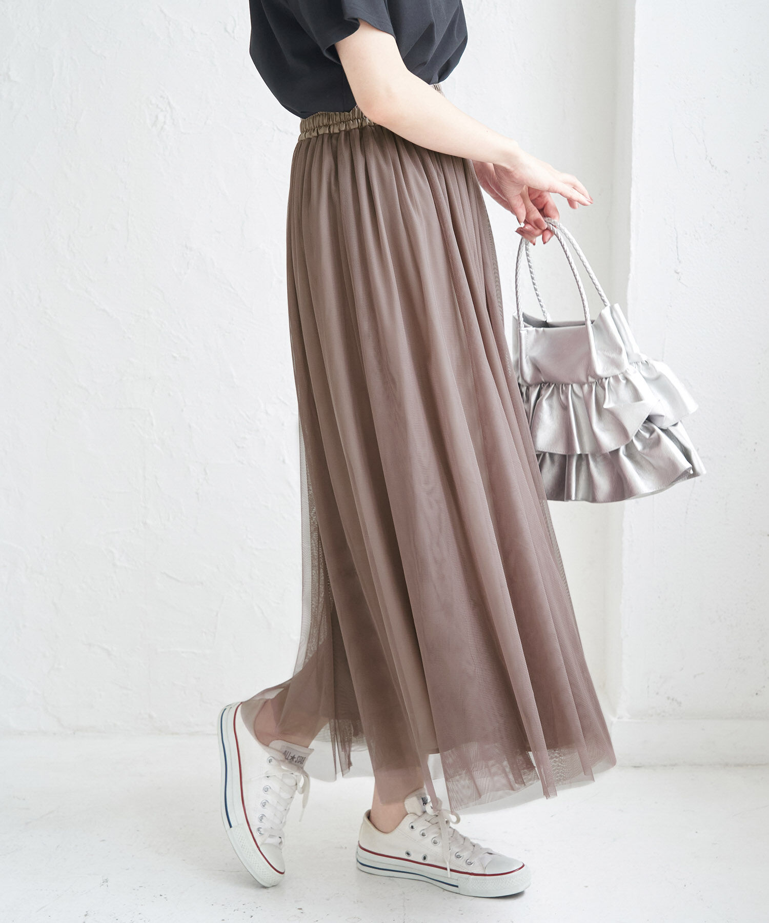 Rope&rsquo;Picnic「チュールスカート」|スカート|