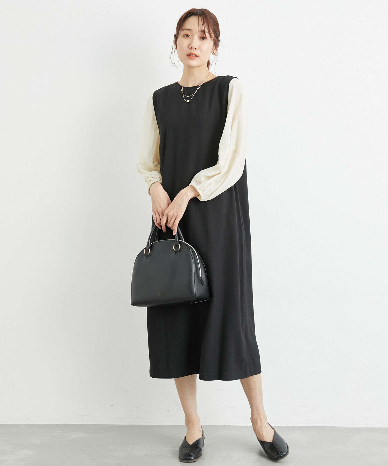 Rope&rsquo;Picnic「洗濯機OK・2WAY/ジレジャンパースカート」|ジャンパースカート|