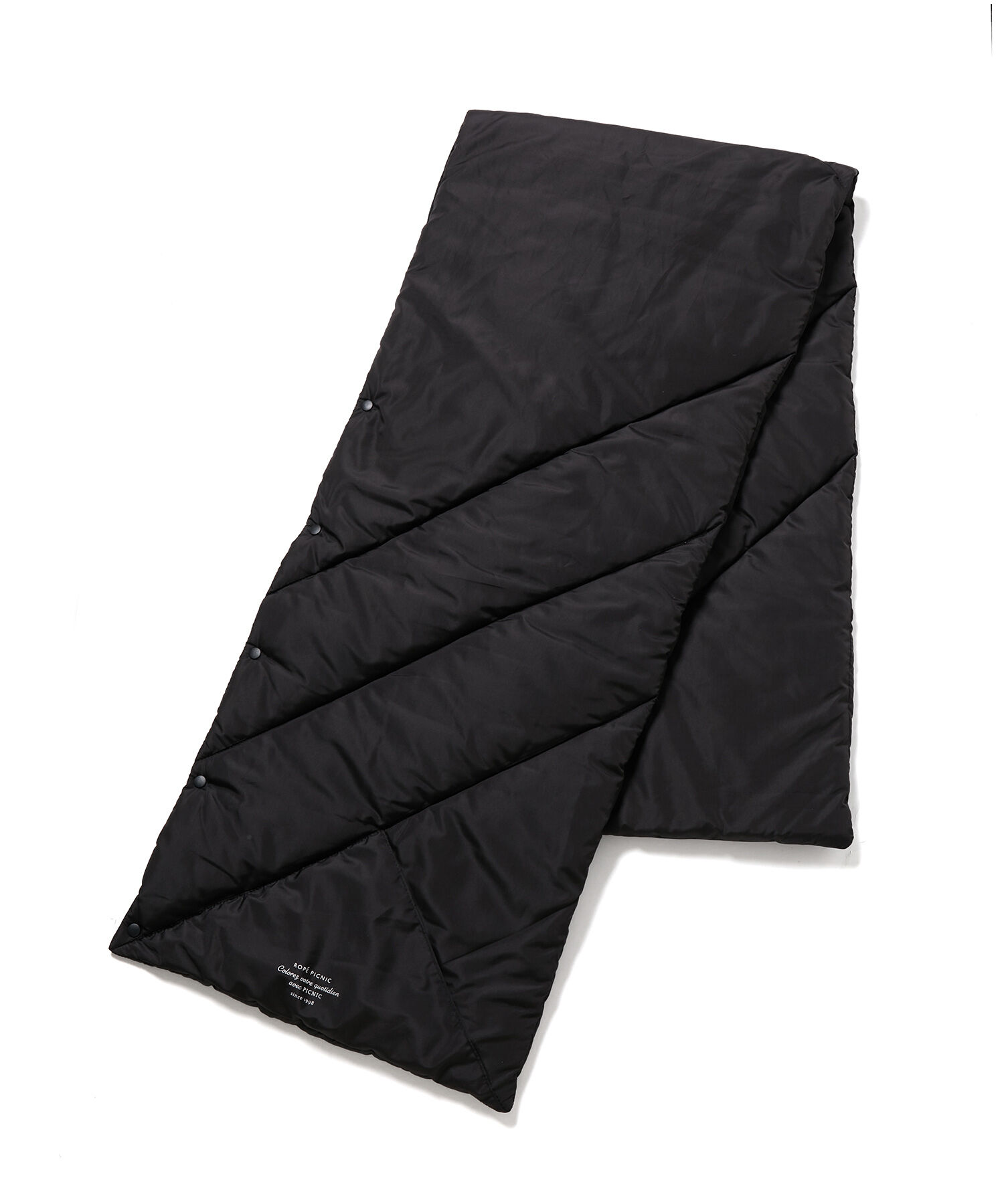 ROPE PICNIC PASSAGE「【一部店舗限定カラー:ブラウン,パープル】リンクコーデ /蓄熱中わたキルティングストールポンチョ」|ストール|