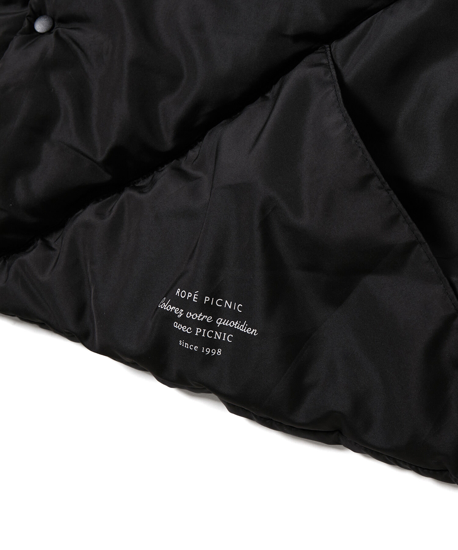 ROPE PICNIC PASSAGE「【一部店舗限定カラー:ブラウン,パープル】リンクコーデ /蓄熱中わたキルティングストールポンチョ」|ストール|