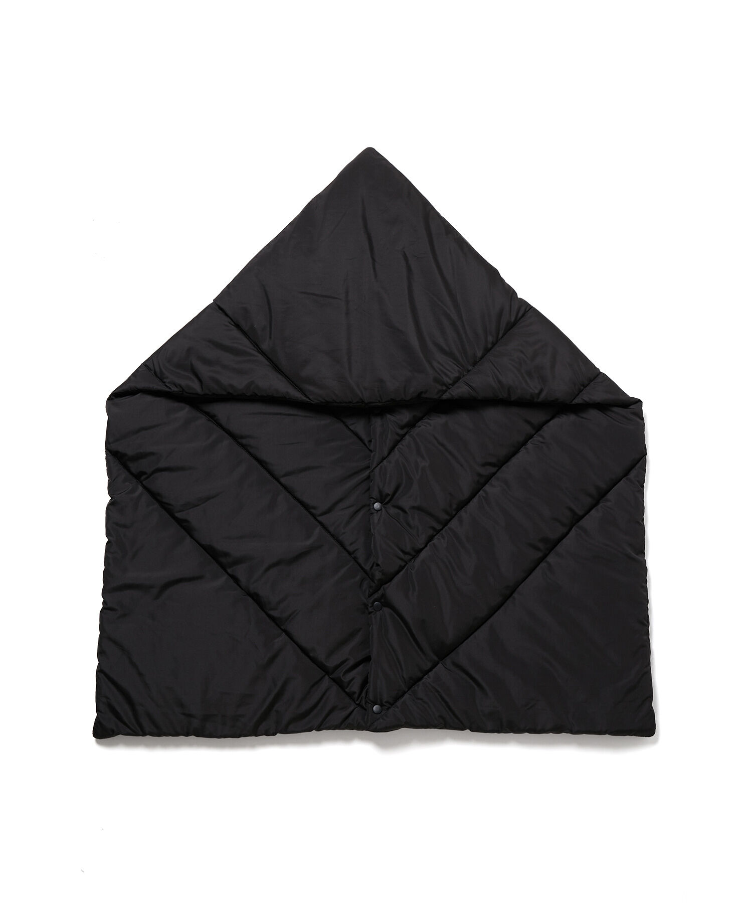 ROPE PICNIC PASSAGE「【一部店舗限定カラー:ブラウン,パープル】リンクコーデ /蓄熱中わたキルティングストールポンチョ」|ストール|