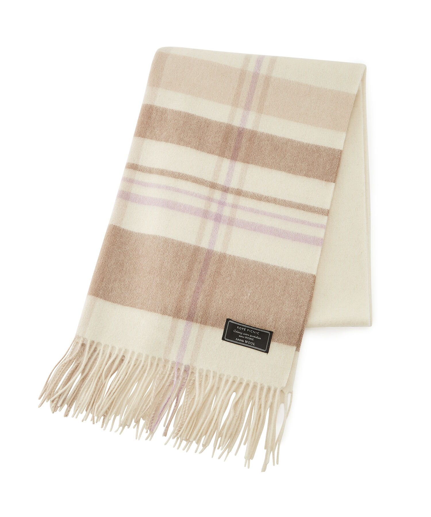 ROPE PICNIC PASSAGE「ウールチェックストール」|ストール|