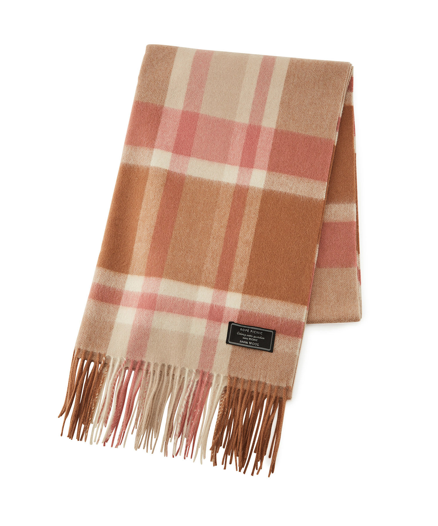 ROPE PICNIC PASSAGE「ウールチェックストール」|ストール|