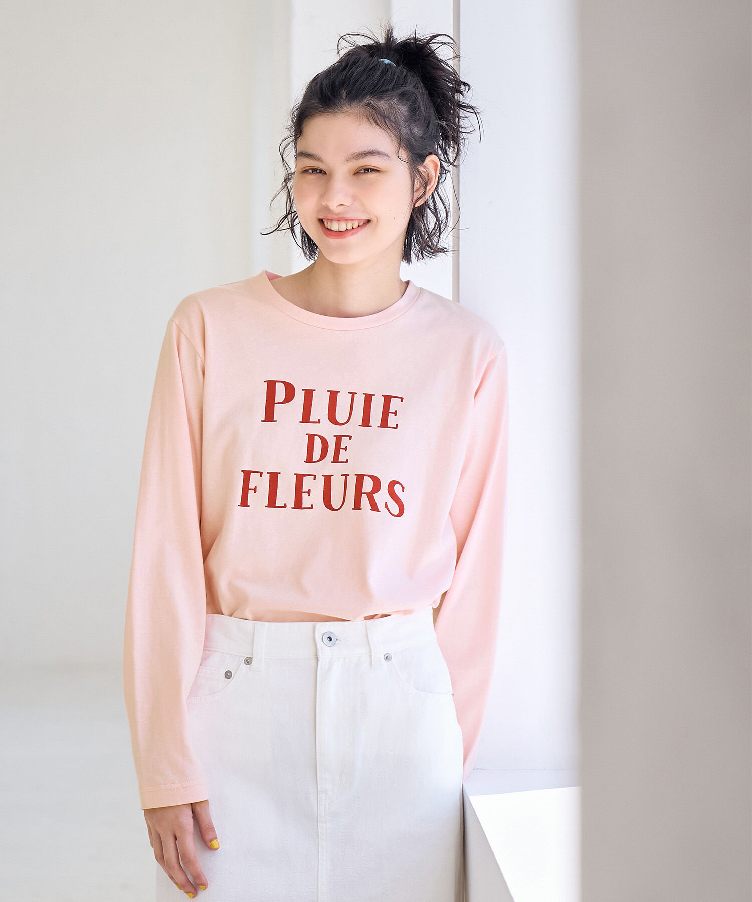 Rope&rsquo;Picnic「CALINE&times;ROPE' PICNIC/メッセージロゴアソートロンT」|Tシャツ・カットソー|