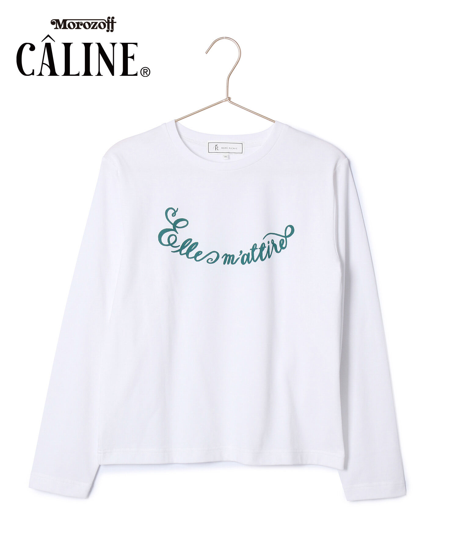 Rope&rsquo;Picnic「CALINE&times;ROPE' PICNIC/メッセージロゴアソートロンT」|Tシャツ・カットソー|