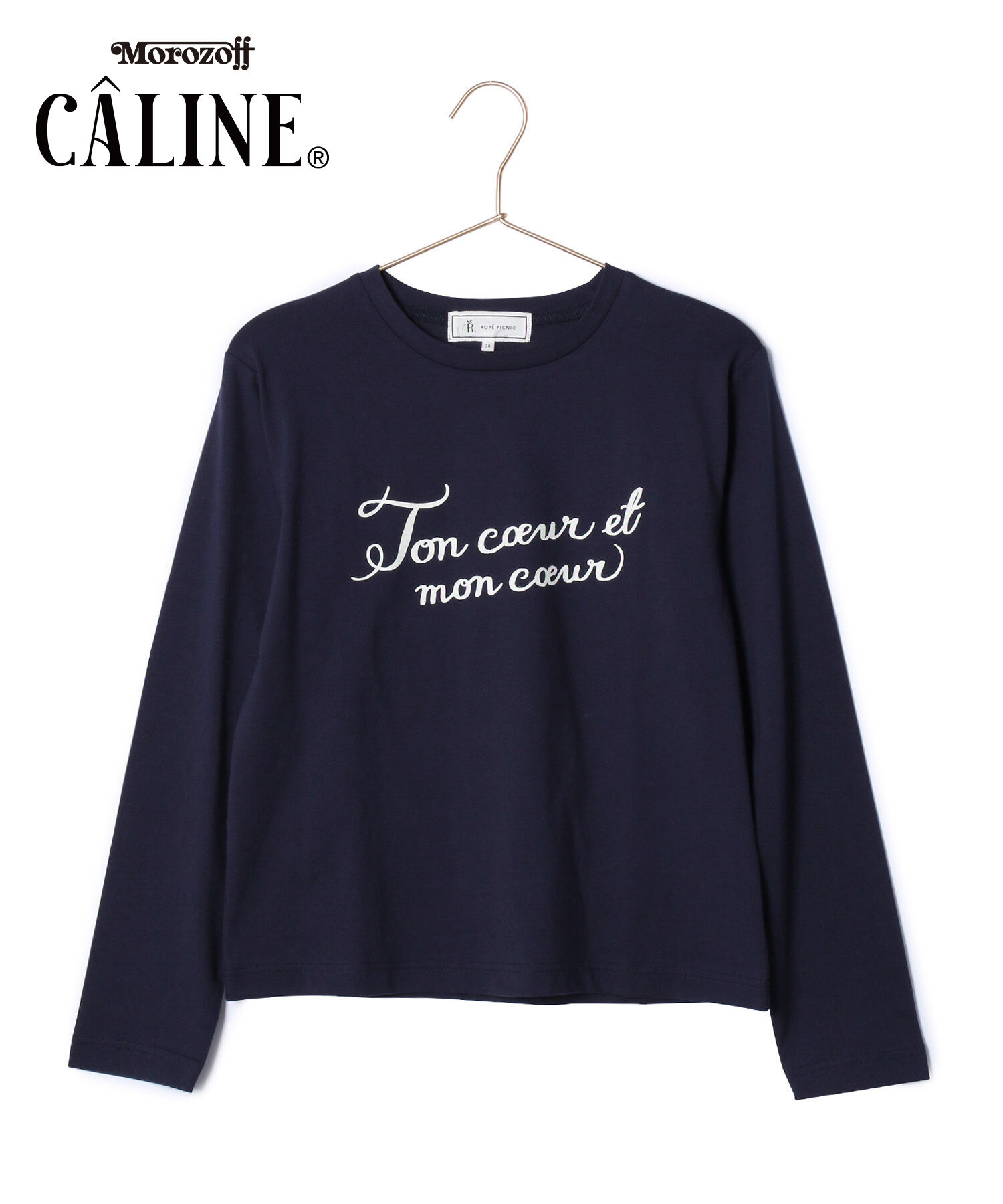 Rope&rsquo;Picnic「CALINE&times;ROPE' PICNIC/メッセージロゴアソートロンT」|Tシャツ・カットソー|
