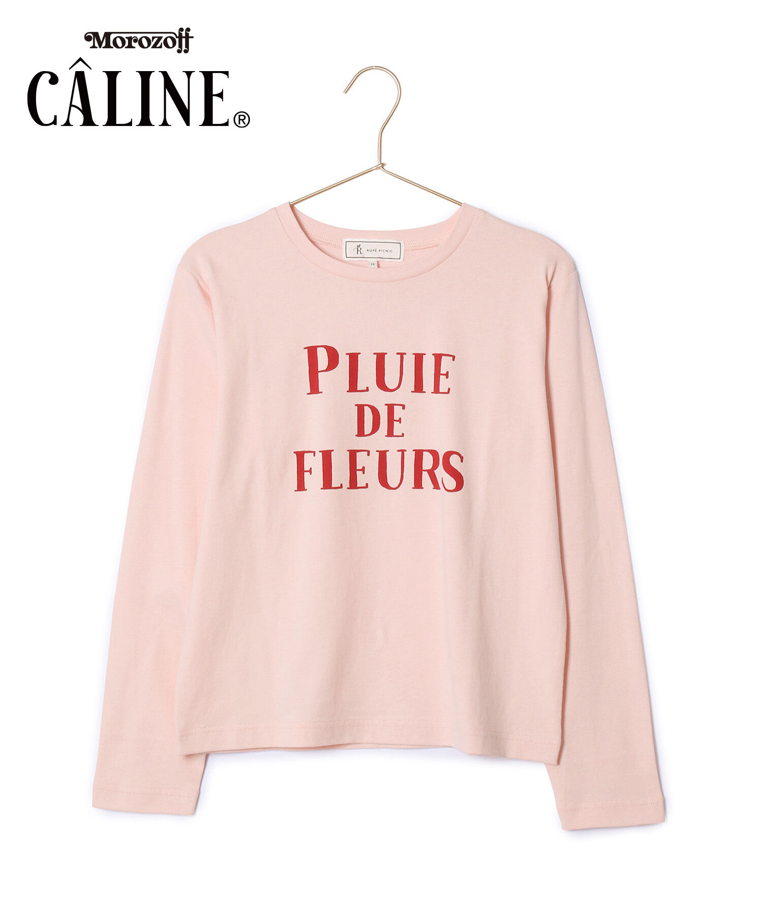 Rope&rsquo;Picnic「CALINE&times;ROPE' PICNIC/メッセージロゴアソートロンT」|Tシャツ・カットソー|