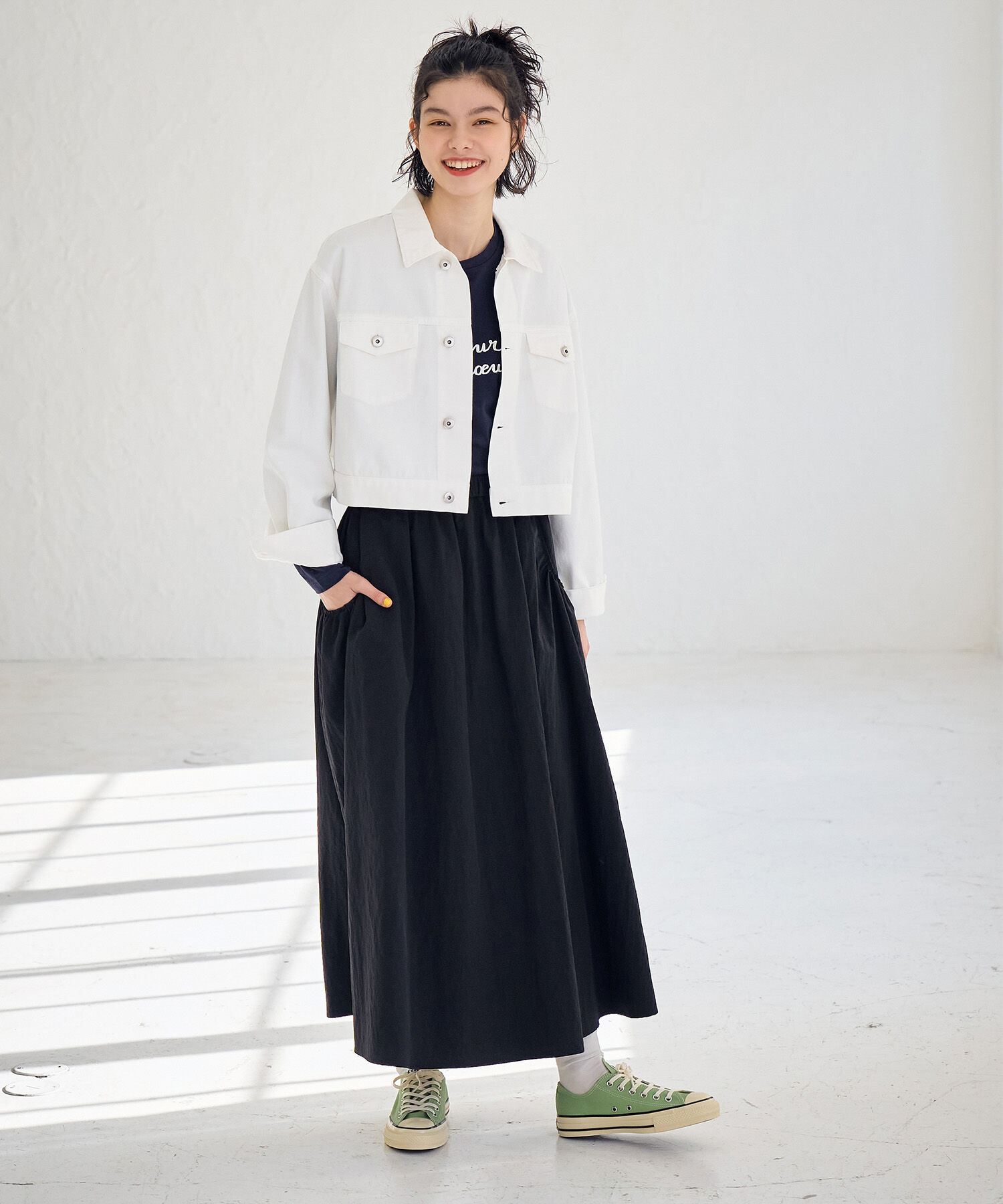 Rope&rsquo;Picnic「CALINE&times;ROPE' PICNIC/メッセージロゴアソートロンT」|Tシャツ・カットソー|