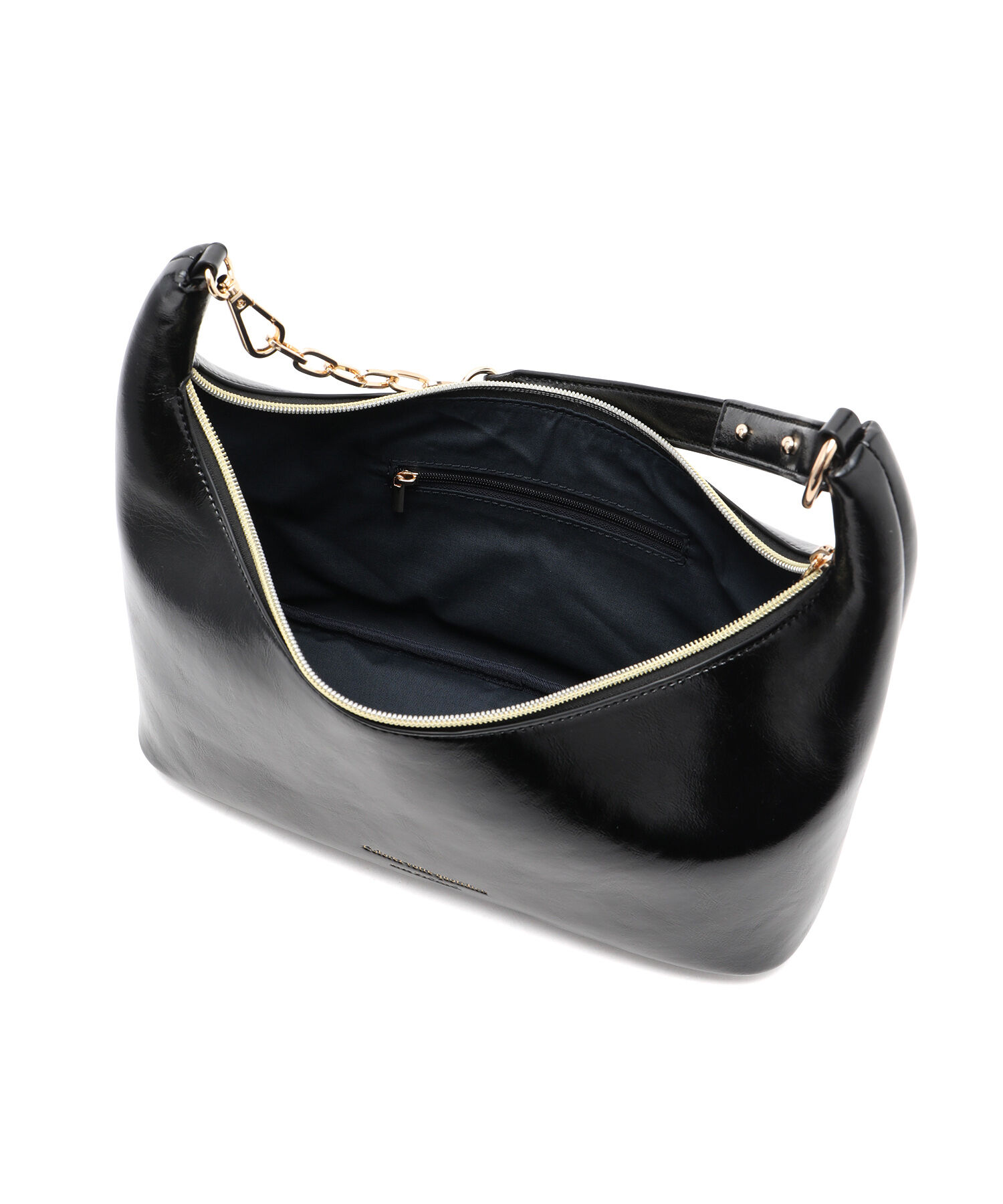 ROPE PICNIC PASSAGE「リンクルエナメルワイドワンショルダー＆クラッチバッグ」|ショルダー・メッセンジャー|