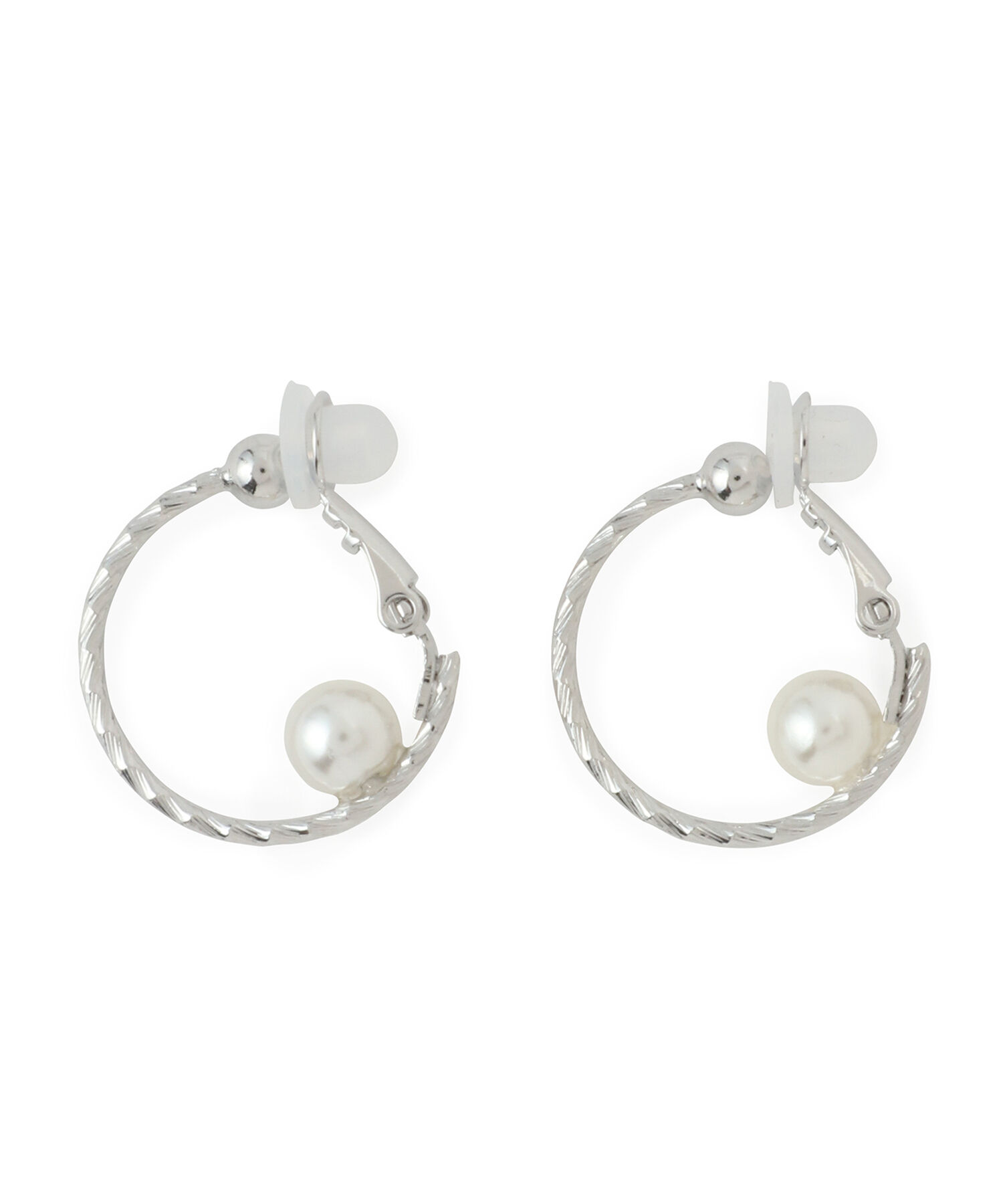 ROPE PICNIC PASSAGE「パールフープイヤリング」|イヤリング|