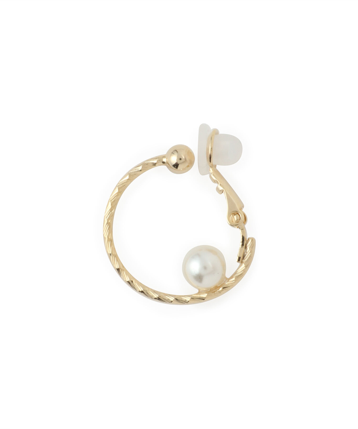 ROPE PICNIC PASSAGE「パールフープイヤリング」|イヤリング|