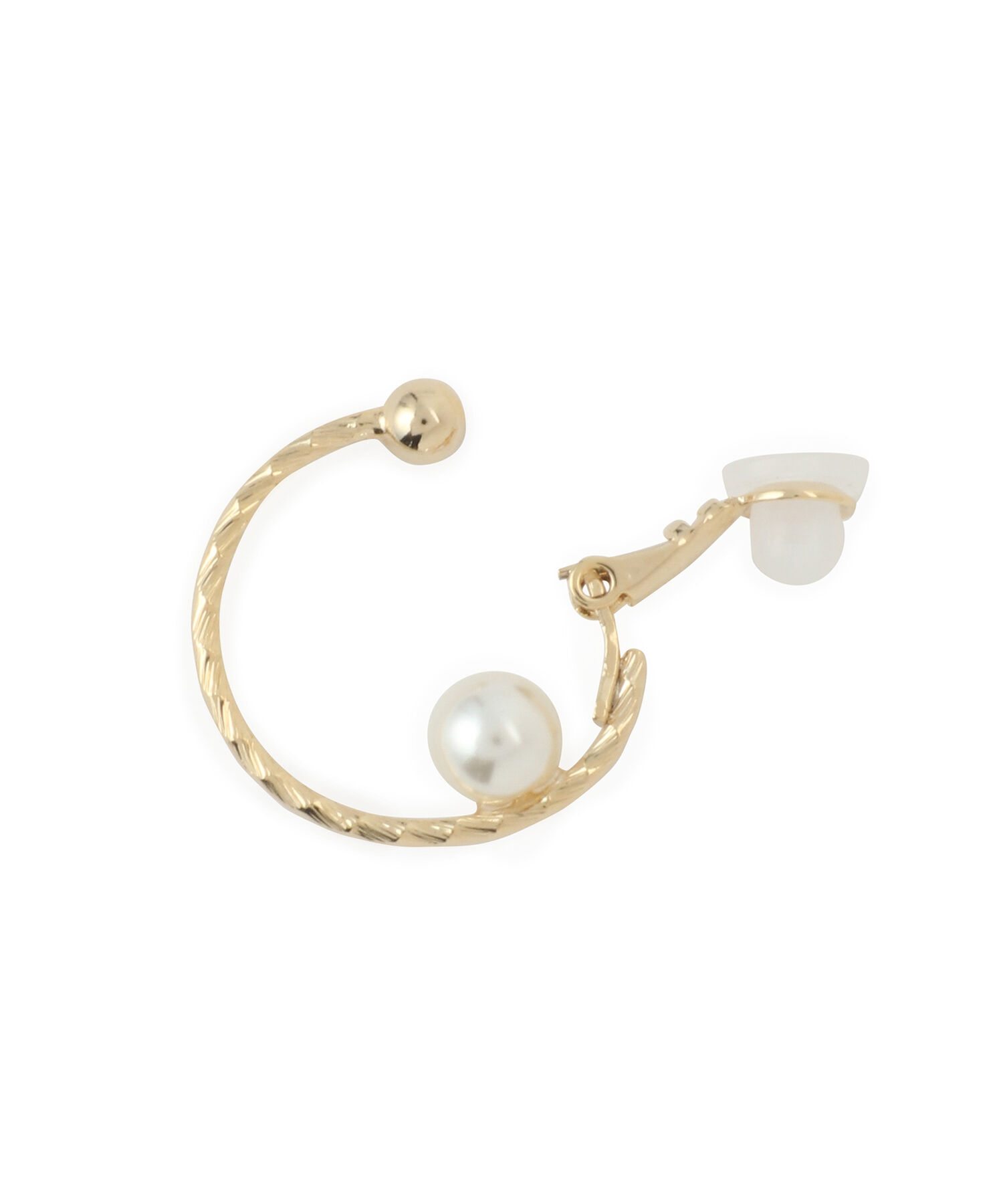 ROPE PICNIC PASSAGE「パールフープイヤリング」|イヤリング|