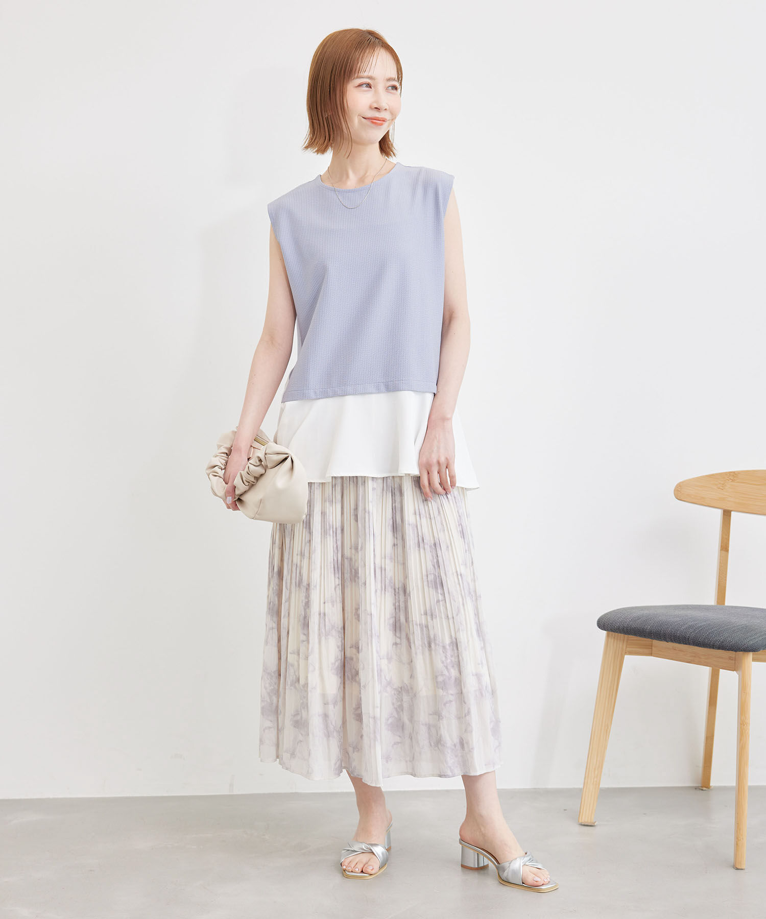 Rope&rsquo;Picnic「サッカージャージ異素材トップス/リンクコーデ」|Tシャツ・カットソー|