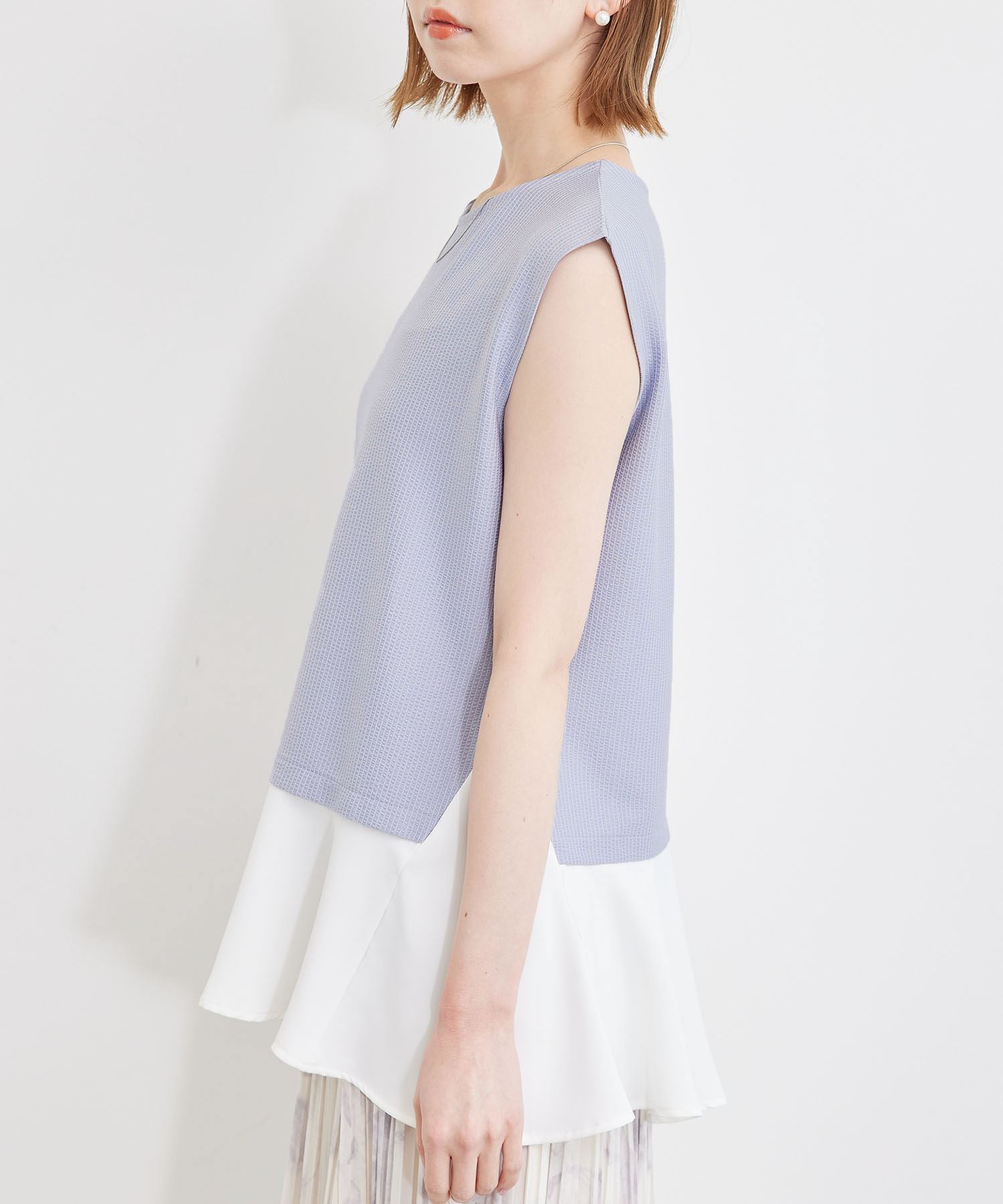 Rope&rsquo;Picnic「サッカージャージ異素材トップス/リンクコーデ」|Tシャツ・カットソー|